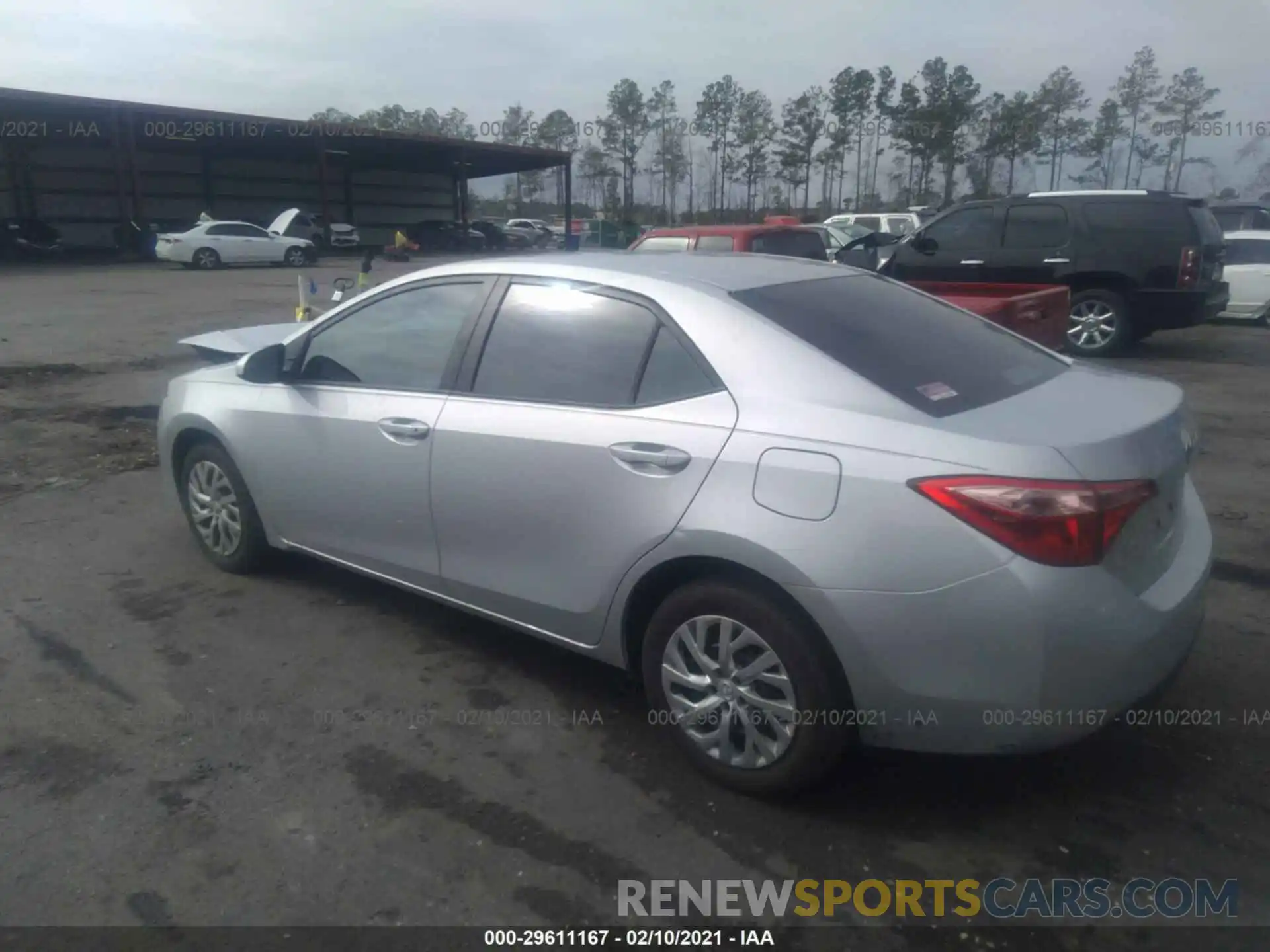 3 Photograph of a damaged car 2T1BURHE3KC129599 TOYOTA COROLLA 2019