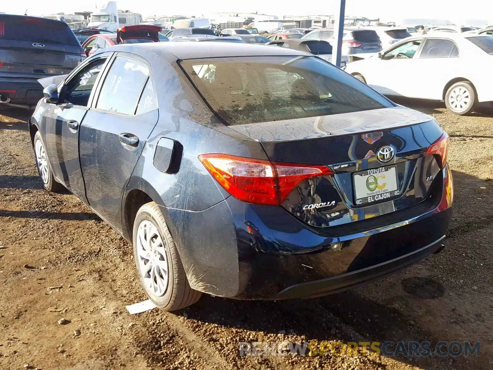 3 Photograph of a damaged car 2T1BURHE3KC129778 TOYOTA COROLLA 2019