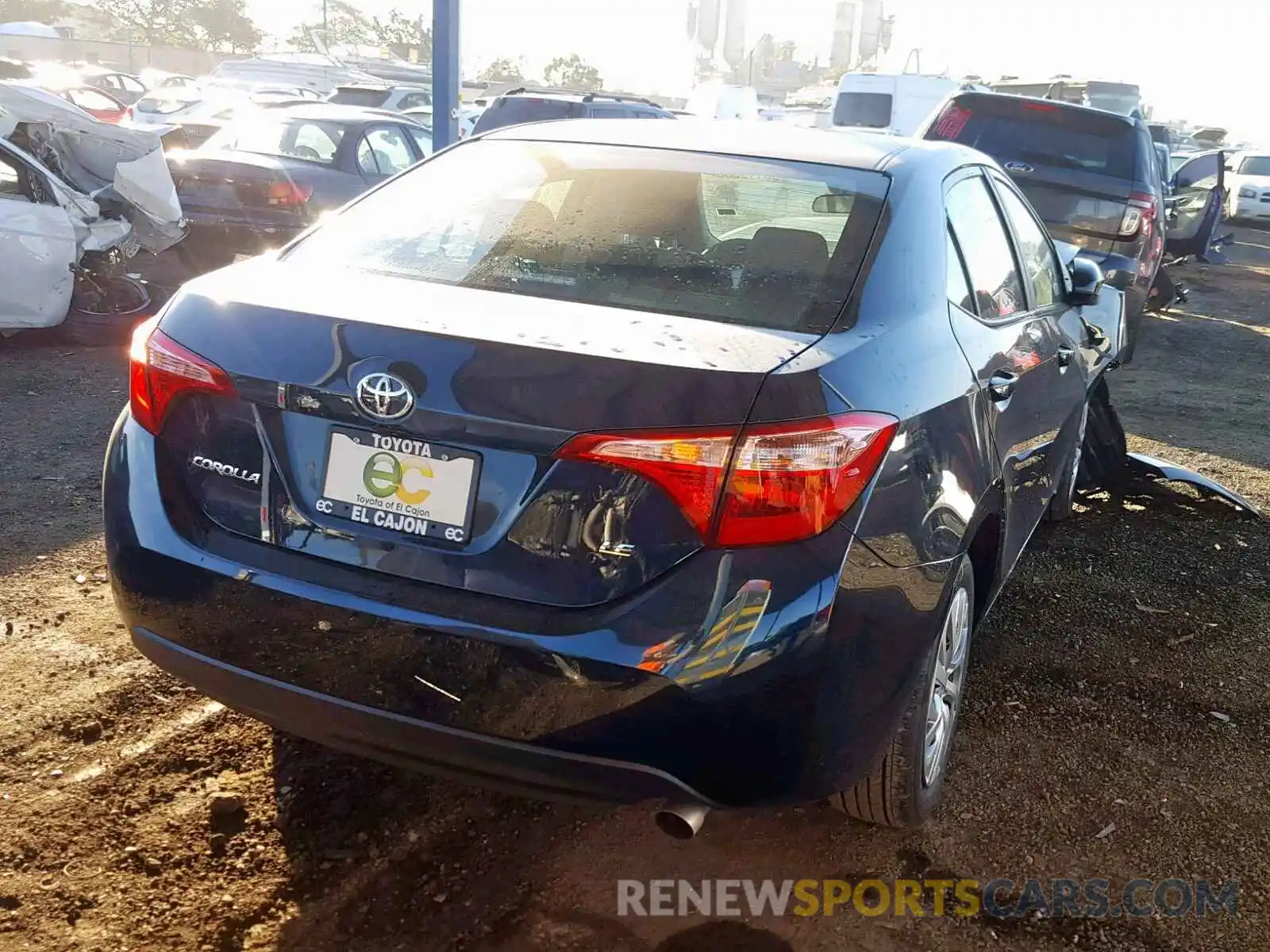 4 Photograph of a damaged car 2T1BURHE3KC129778 TOYOTA COROLLA 2019