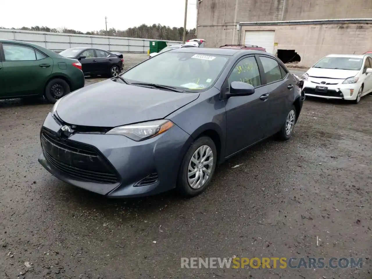 2 Photograph of a damaged car 2T1BURHE3KC130056 TOYOTA COROLLA 2019