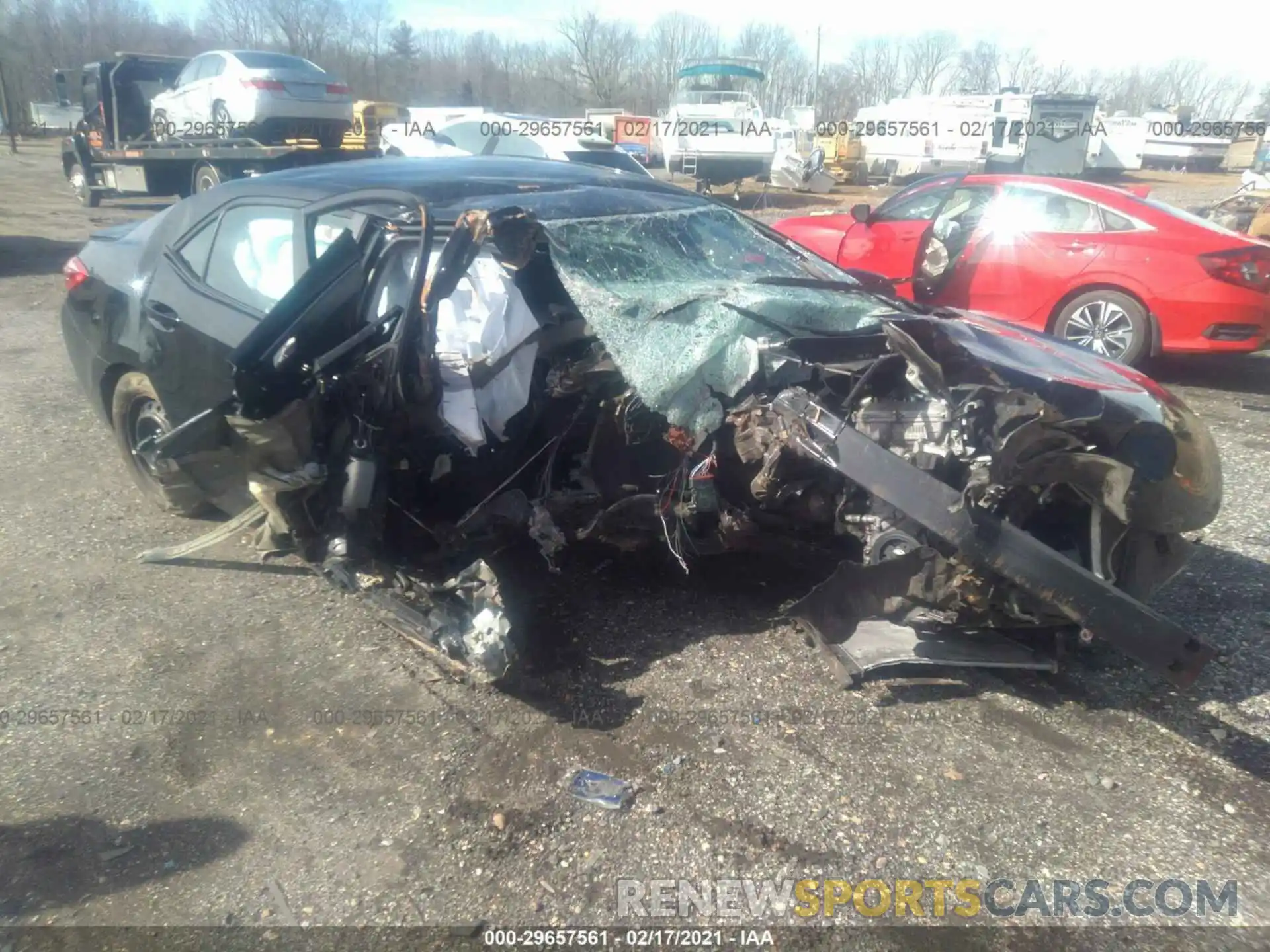 1 Photograph of a damaged car 2T1BURHE3KC130106 TOYOTA COROLLA 2019