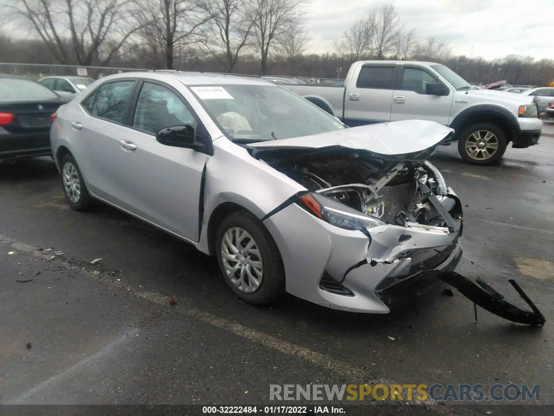 1 Photograph of a damaged car 2T1BURHE3KC130235 TOYOTA COROLLA 2019