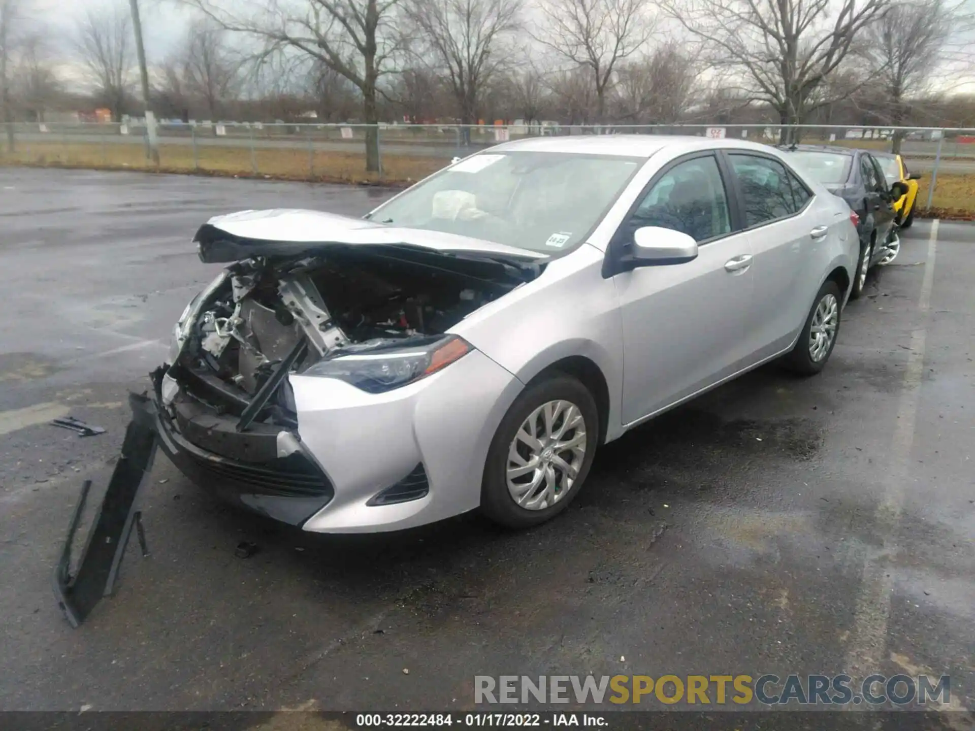 2 Photograph of a damaged car 2T1BURHE3KC130235 TOYOTA COROLLA 2019