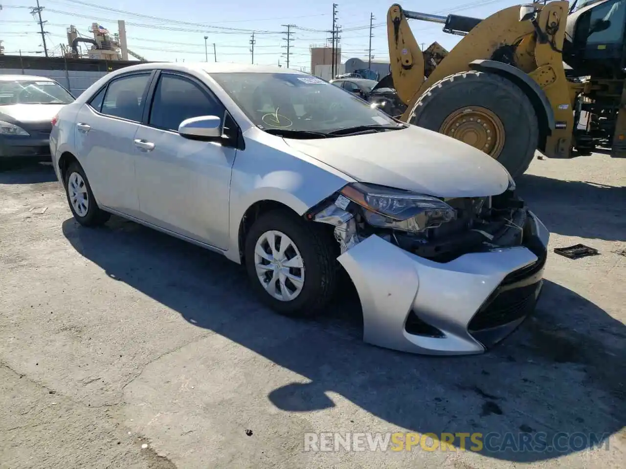 1 Photograph of a damaged car 2T1BURHE3KC130512 TOYOTA COROLLA 2019