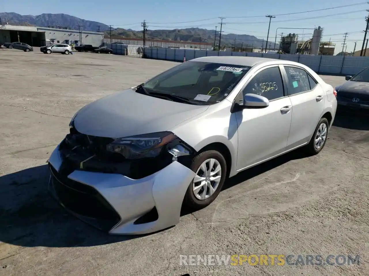 2 Photograph of a damaged car 2T1BURHE3KC130512 TOYOTA COROLLA 2019