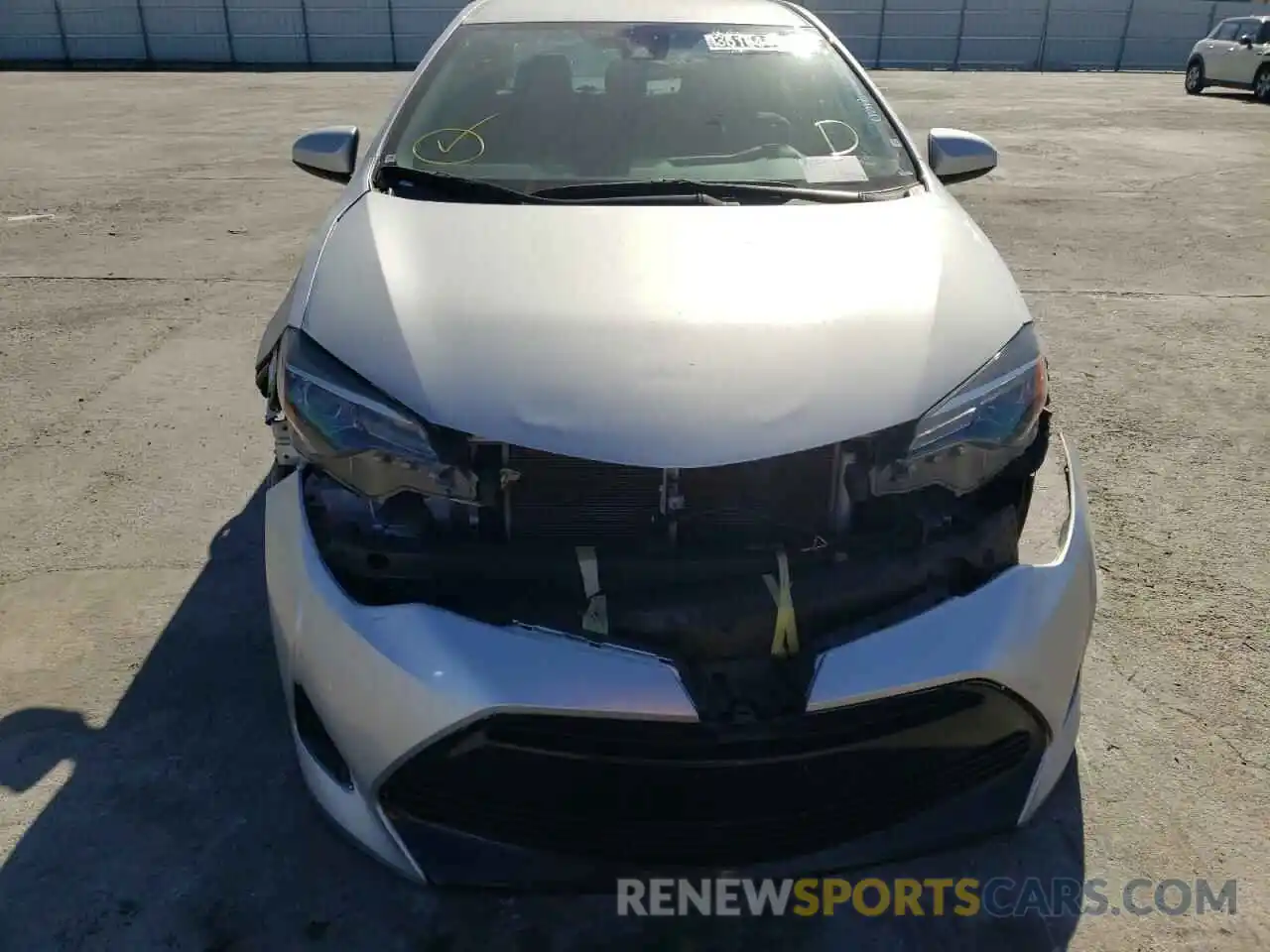 9 Photograph of a damaged car 2T1BURHE3KC130512 TOYOTA COROLLA 2019