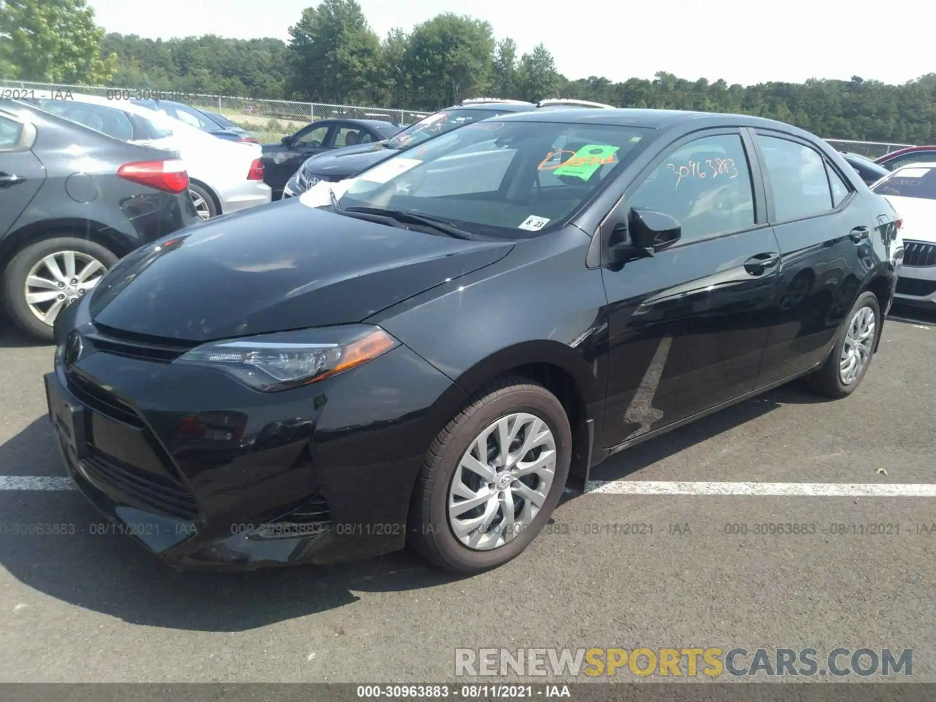 2 Photograph of a damaged car 2T1BURHE3KC131160 TOYOTA COROLLA 2019