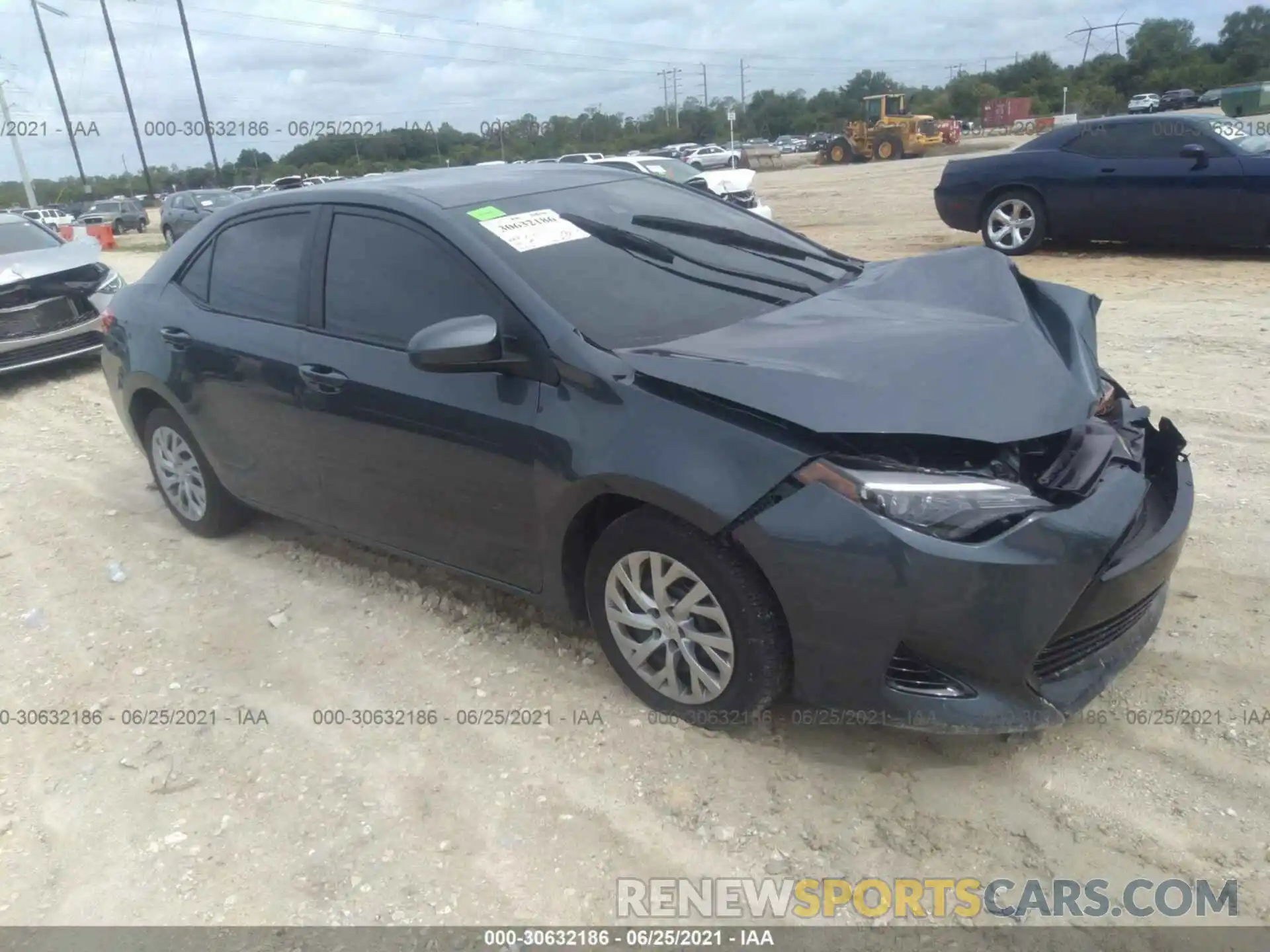 1 Photograph of a damaged car 2T1BURHE3KC131238 TOYOTA COROLLA 2019