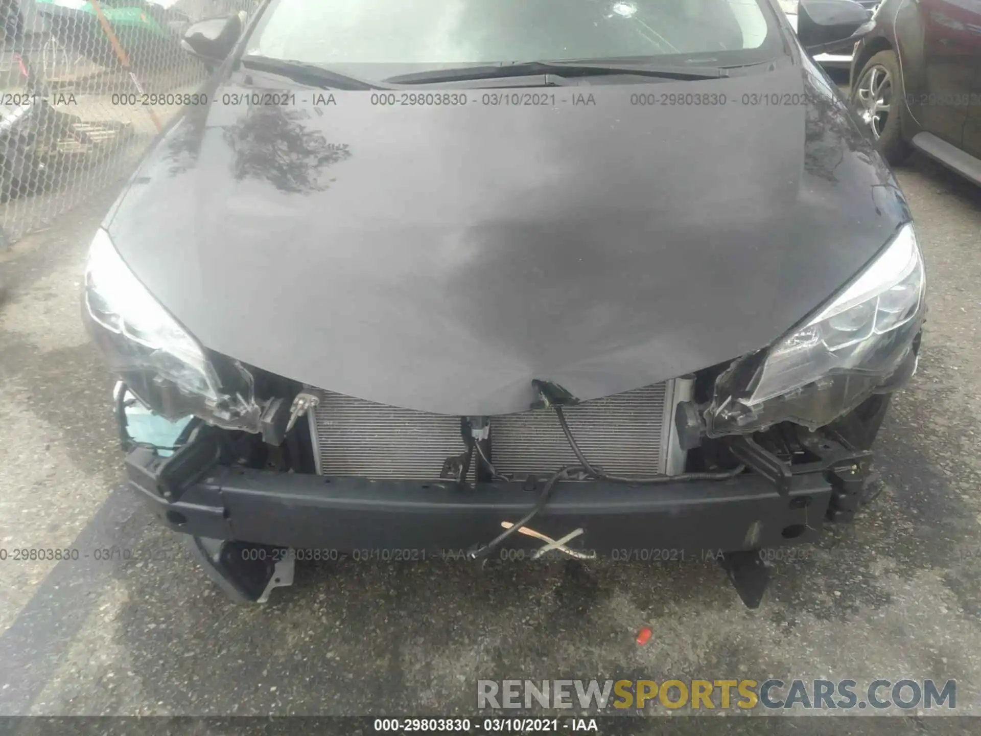 6 Фотография поврежденного автомобиля 2T1BURHE3KC131546 TOYOTA COROLLA 2019