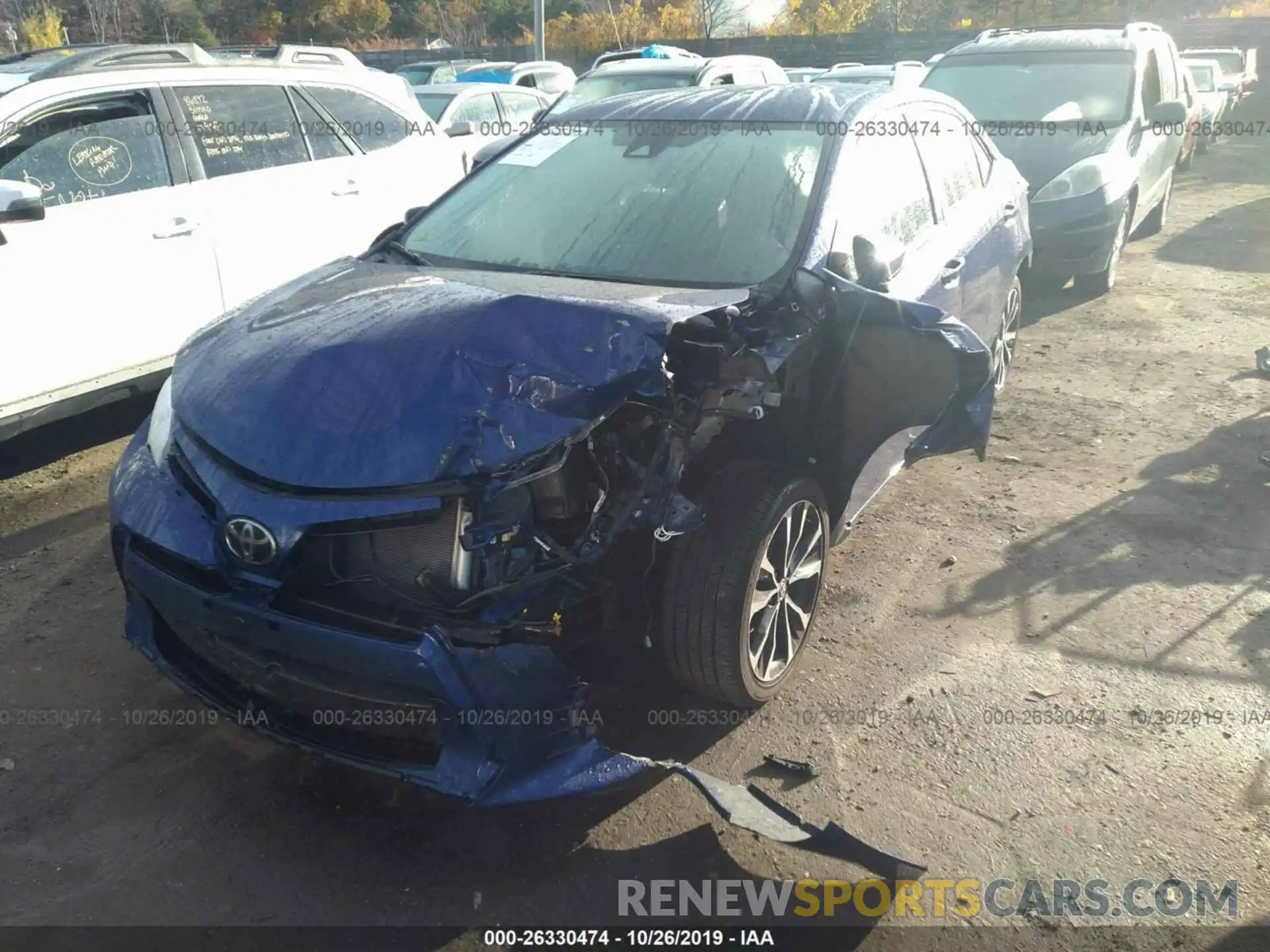 6 Photograph of a damaged car 2T1BURHE3KC133233 TOYOTA COROLLA 2019