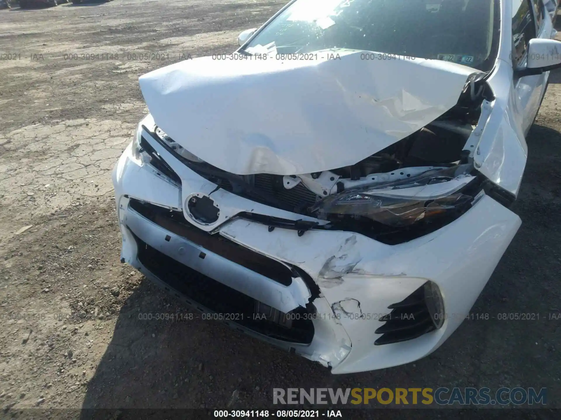 6 Photograph of a damaged car 2T1BURHE3KC133281 TOYOTA COROLLA 2019