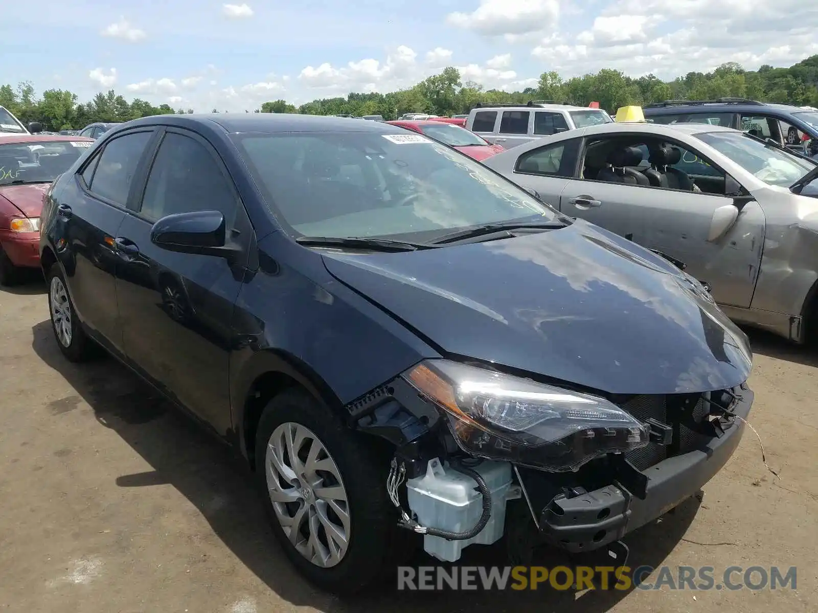 1 Photograph of a damaged car 2T1BURHE3KC133619 TOYOTA COROLLA 2019