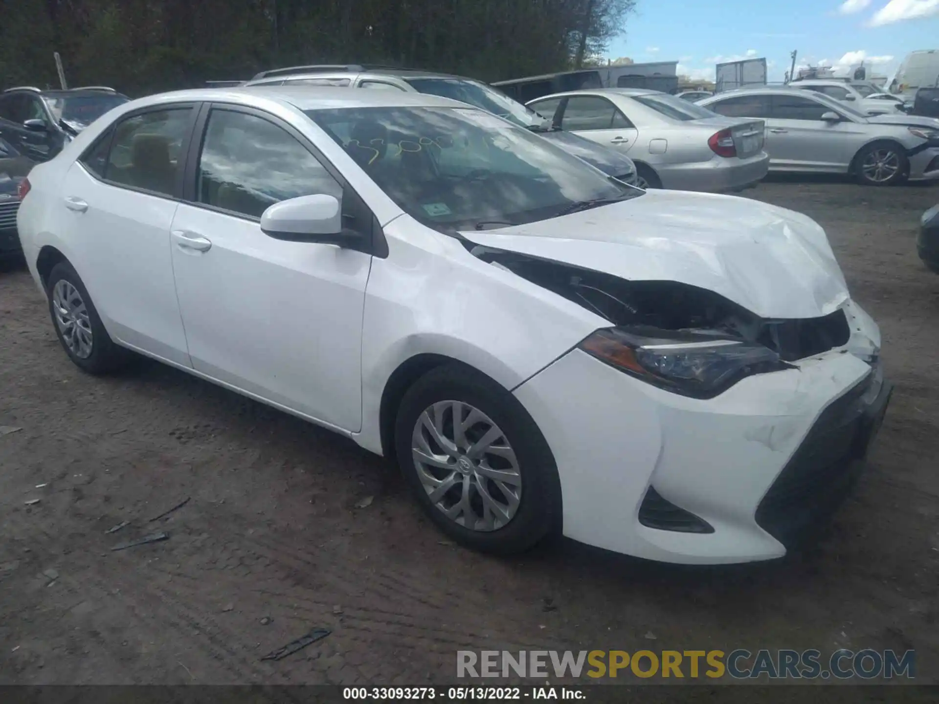 1 Photograph of a damaged car 2T1BURHE3KC133698 TOYOTA COROLLA 2019