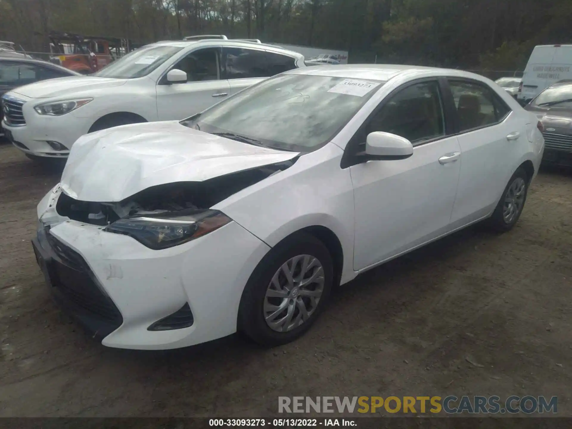 2 Photograph of a damaged car 2T1BURHE3KC133698 TOYOTA COROLLA 2019