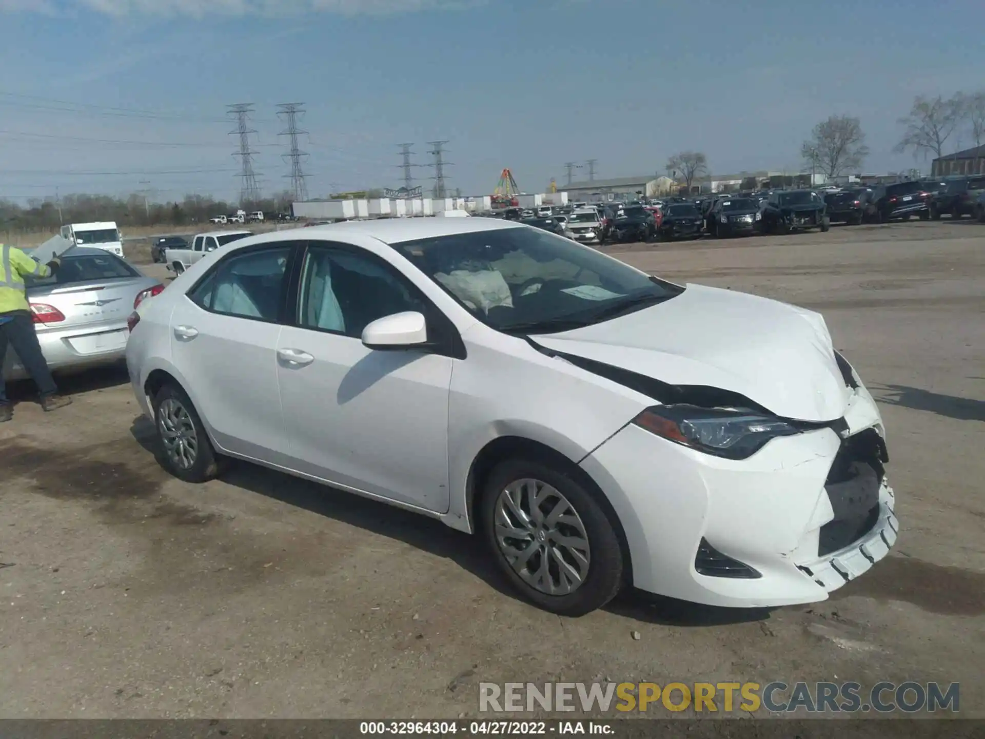 1 Photograph of a damaged car 2T1BURHE3KC134639 TOYOTA COROLLA 2019