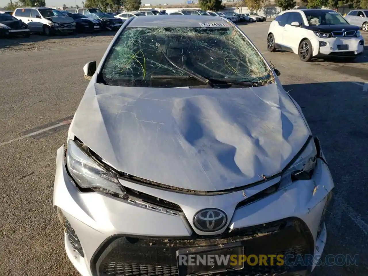 9 Photograph of a damaged car 2T1BURHE3KC134771 TOYOTA COROLLA 2019