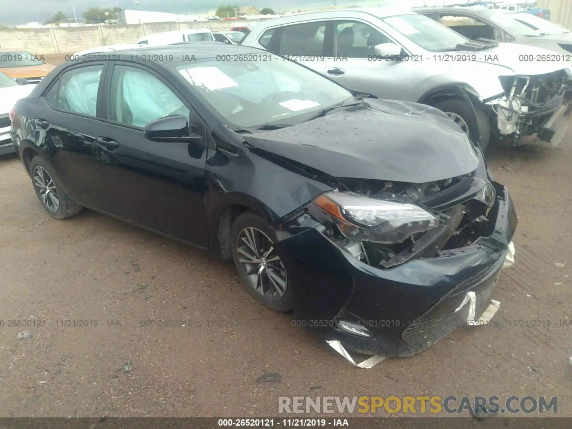 1 Photograph of a damaged car 2T1BURHE3KC134883 TOYOTA COROLLA 2019