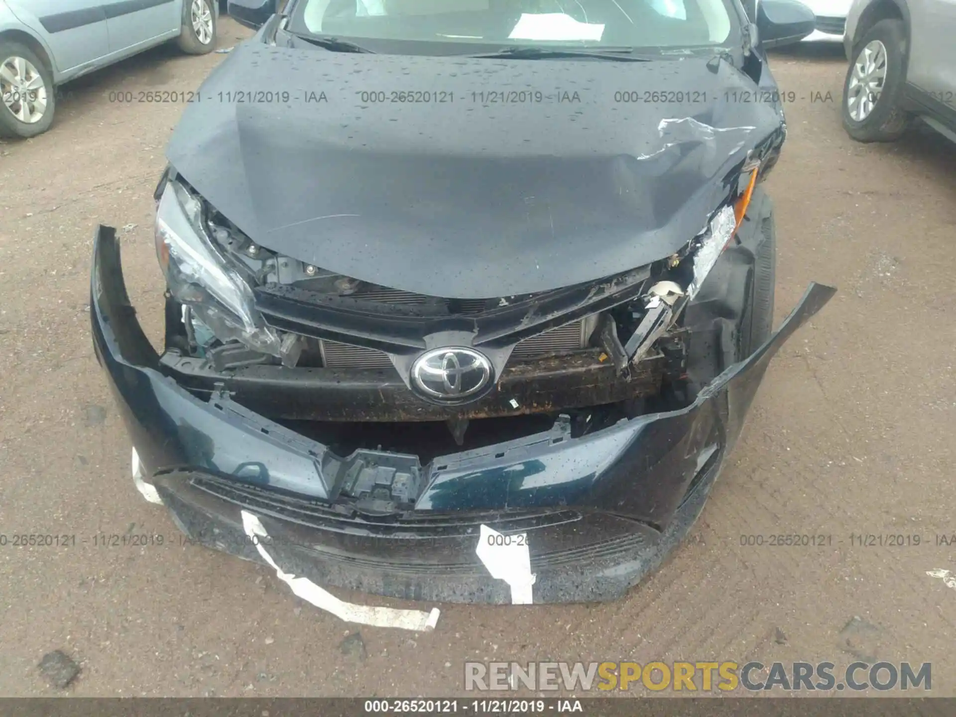 6 Photograph of a damaged car 2T1BURHE3KC134883 TOYOTA COROLLA 2019