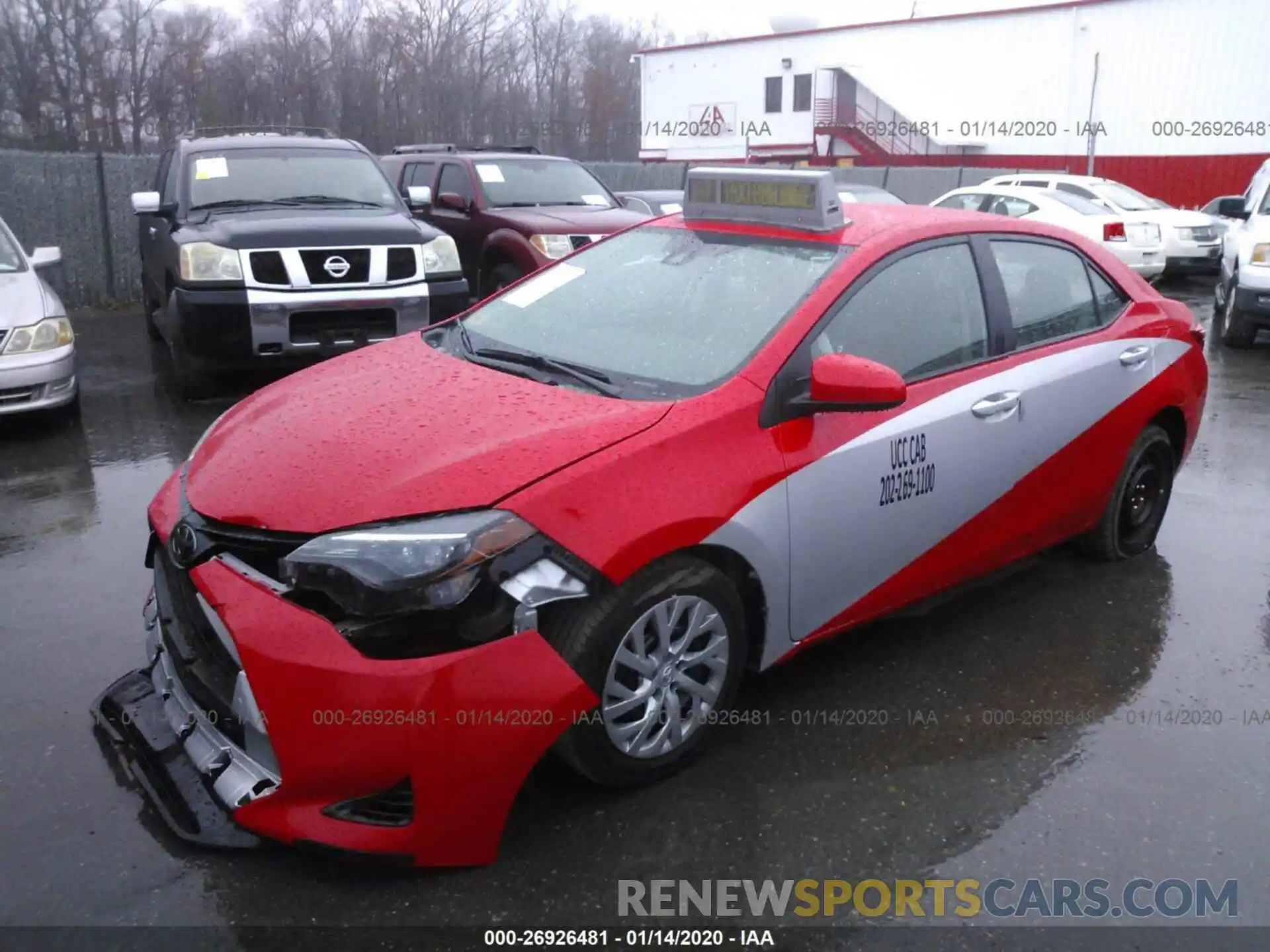 2 Photograph of a damaged car 2T1BURHE3KC135015 TOYOTA COROLLA 2019