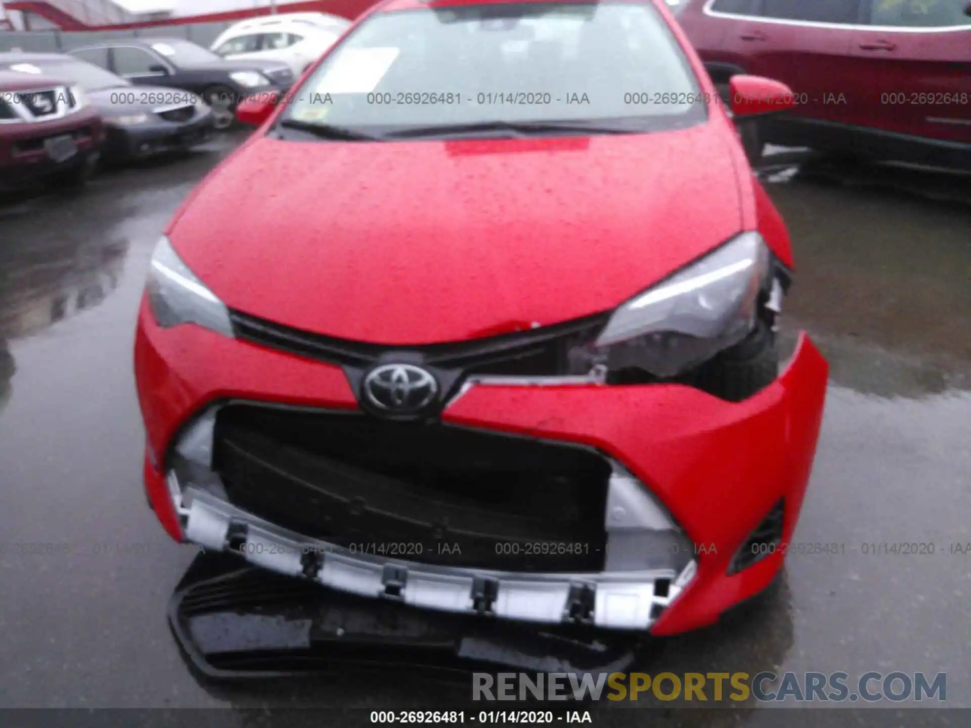 6 Photograph of a damaged car 2T1BURHE3KC135015 TOYOTA COROLLA 2019