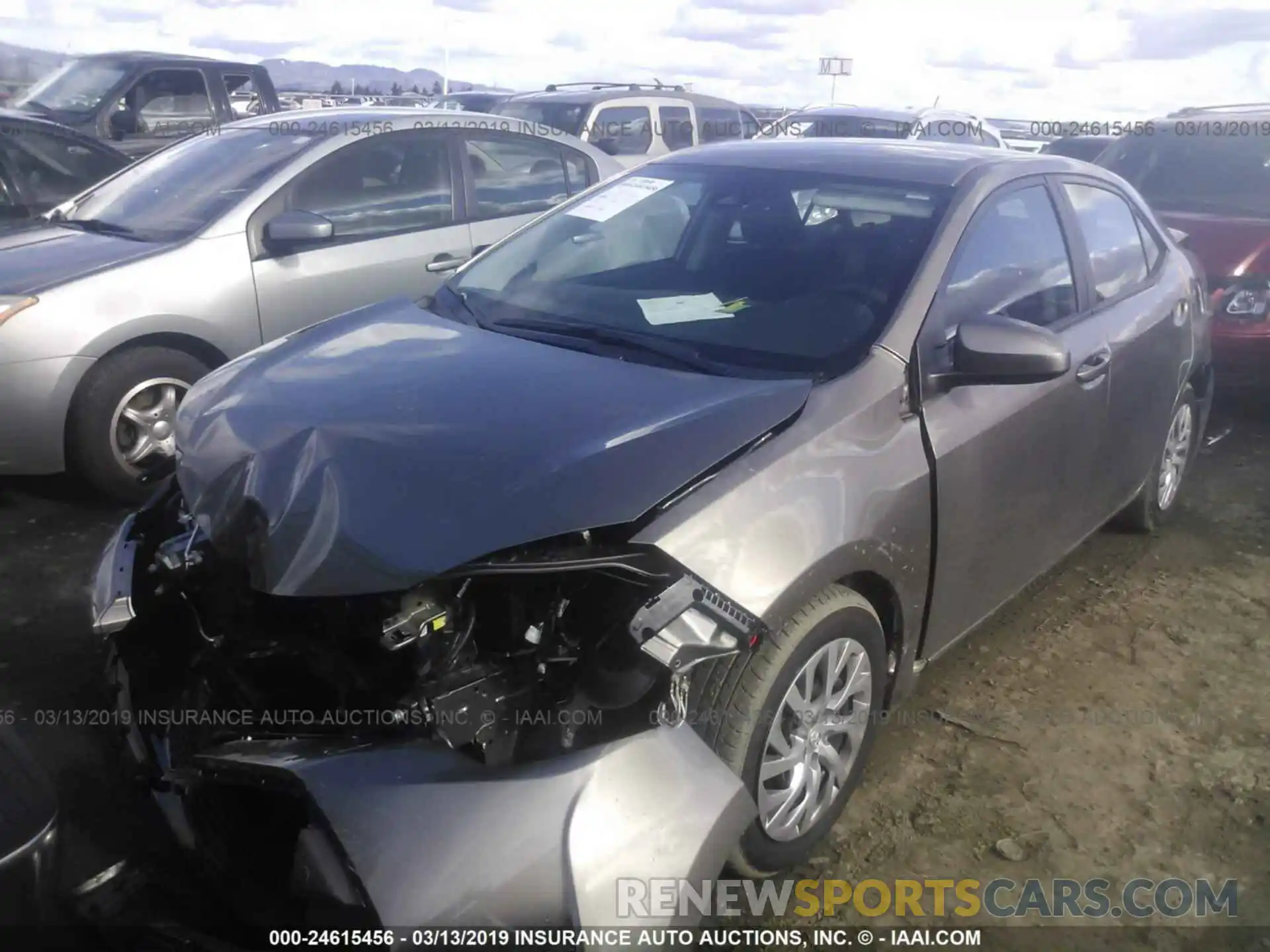 2 Photograph of a damaged car 2T1BURHE3KC135421 TOYOTA COROLLA 2019