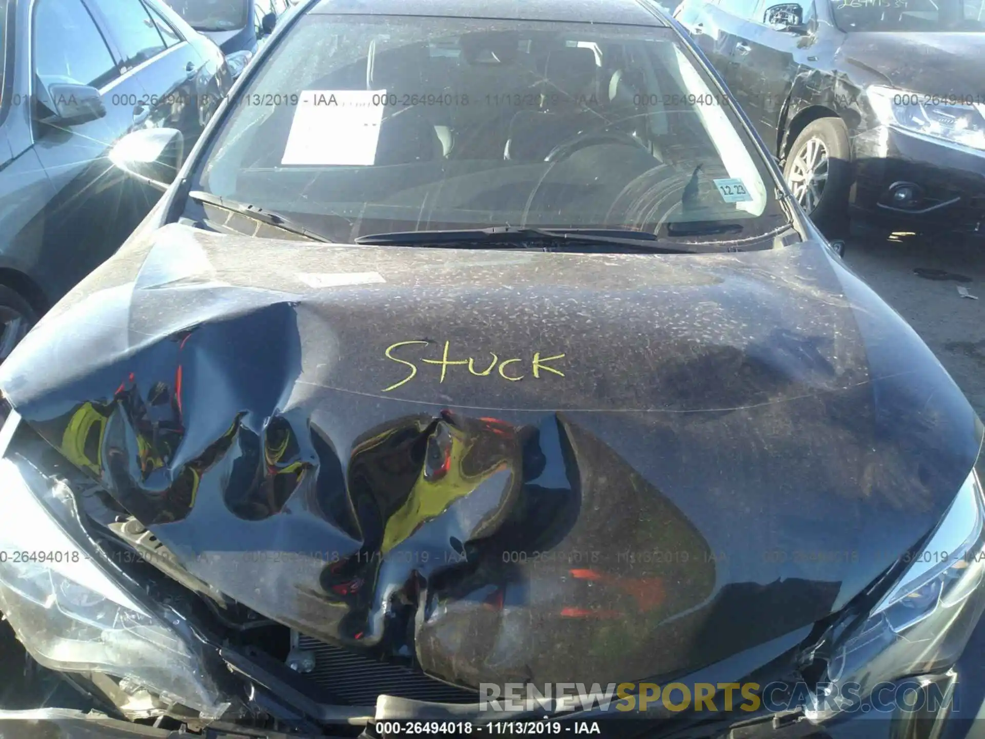 10 Photograph of a damaged car 2T1BURHE3KC135788 TOYOTA COROLLA 2019