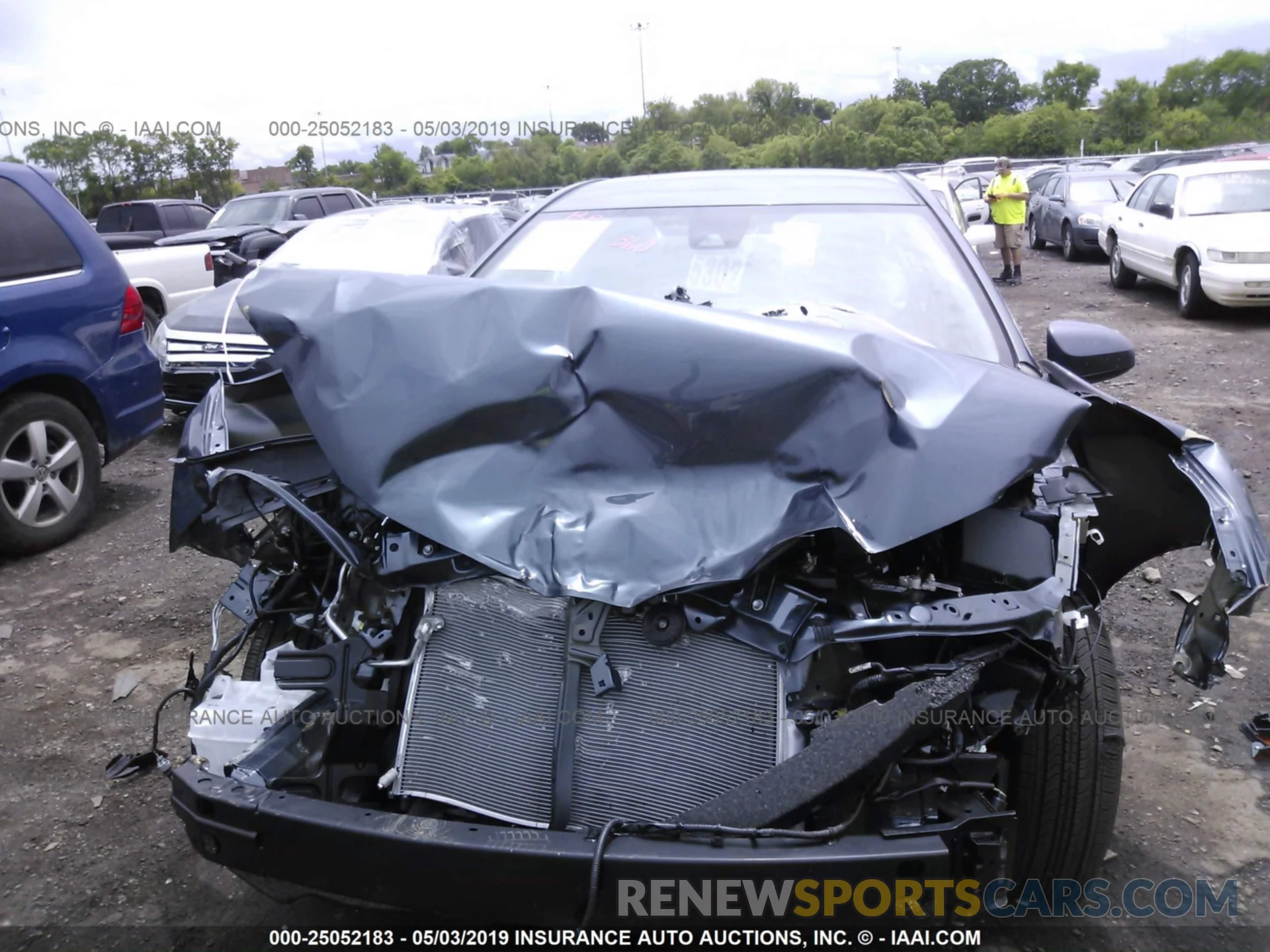 6 Photograph of a damaged car 2T1BURHE3KC136410 TOYOTA COROLLA 2019