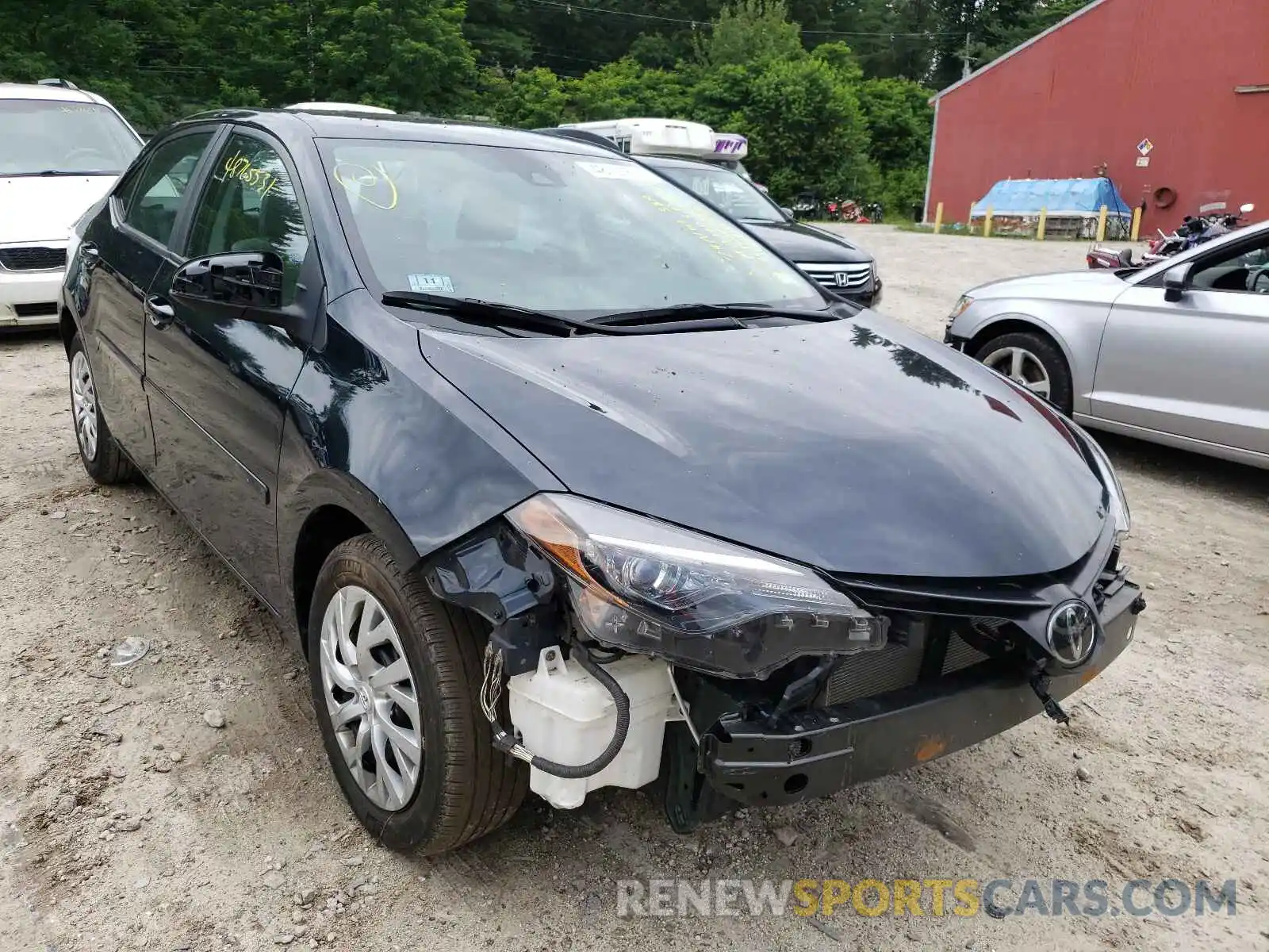 1 Photograph of a damaged car 2T1BURHE3KC136777 TOYOTA COROLLA 2019