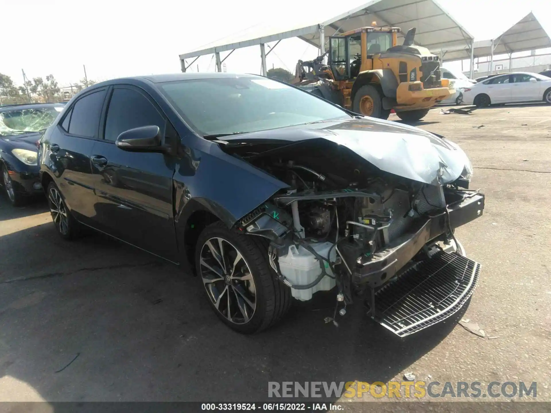 1 Photograph of a damaged car 2T1BURHE3KC137041 TOYOTA COROLLA 2019