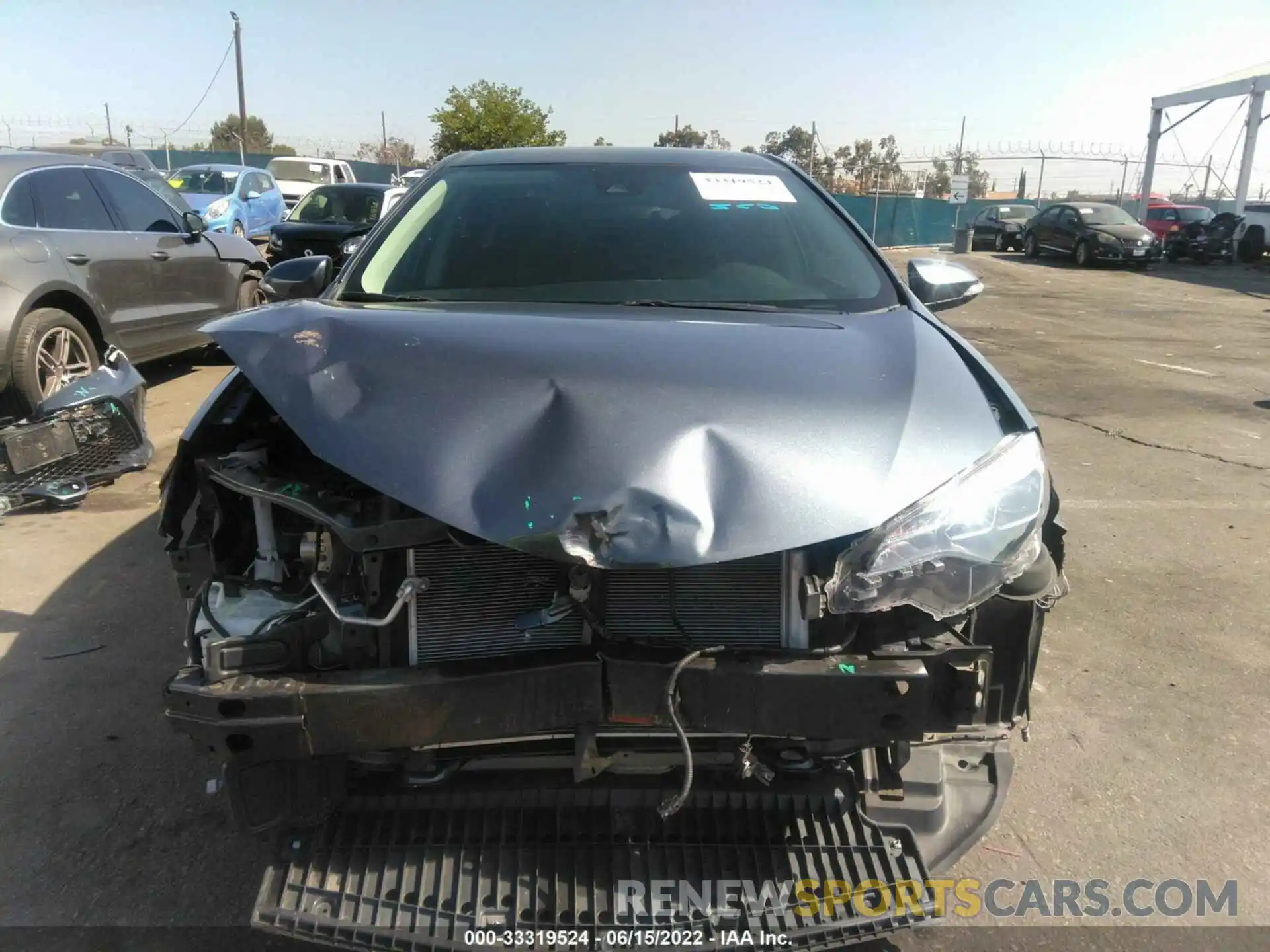 6 Photograph of a damaged car 2T1BURHE3KC137041 TOYOTA COROLLA 2019