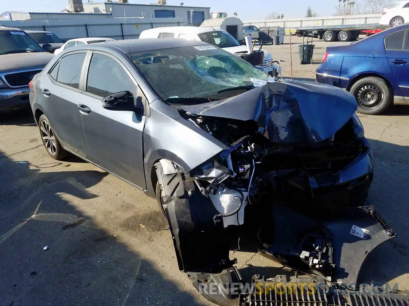 1 Photograph of a damaged car 2T1BURHE3KC137220 TOYOTA COROLLA 2019