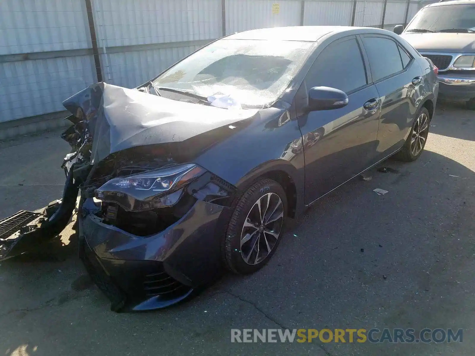 2 Photograph of a damaged car 2T1BURHE3KC137220 TOYOTA COROLLA 2019