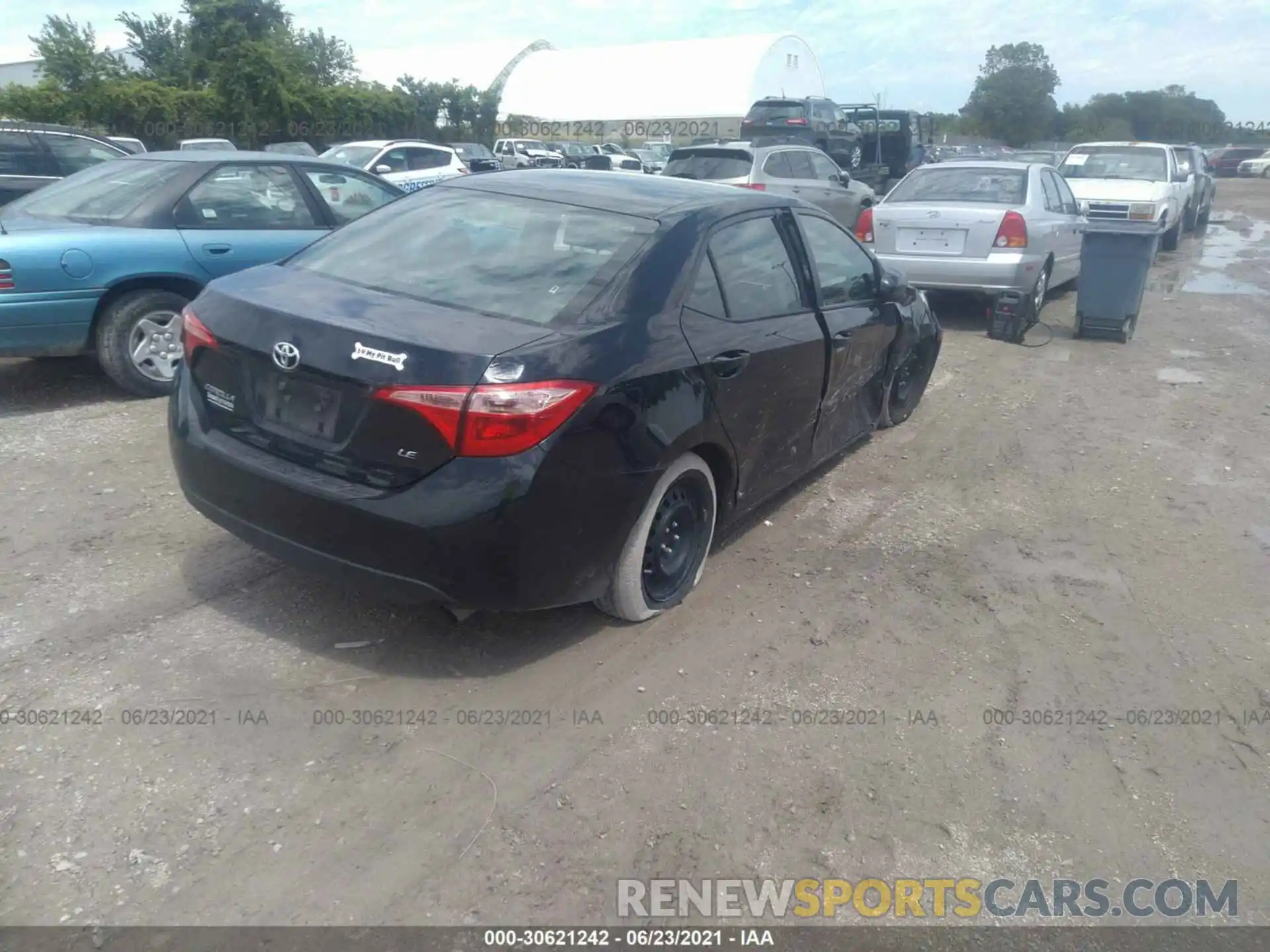 4 Фотография поврежденного автомобиля 2T1BURHE3KC137248 TOYOTA COROLLA 2019