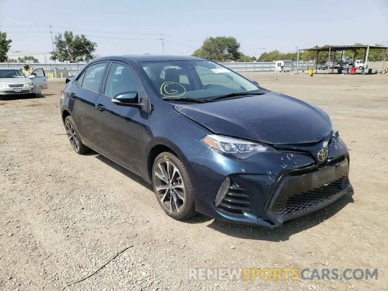 1 Photograph of a damaged car 2T1BURHE3KC137301 TOYOTA COROLLA 2019