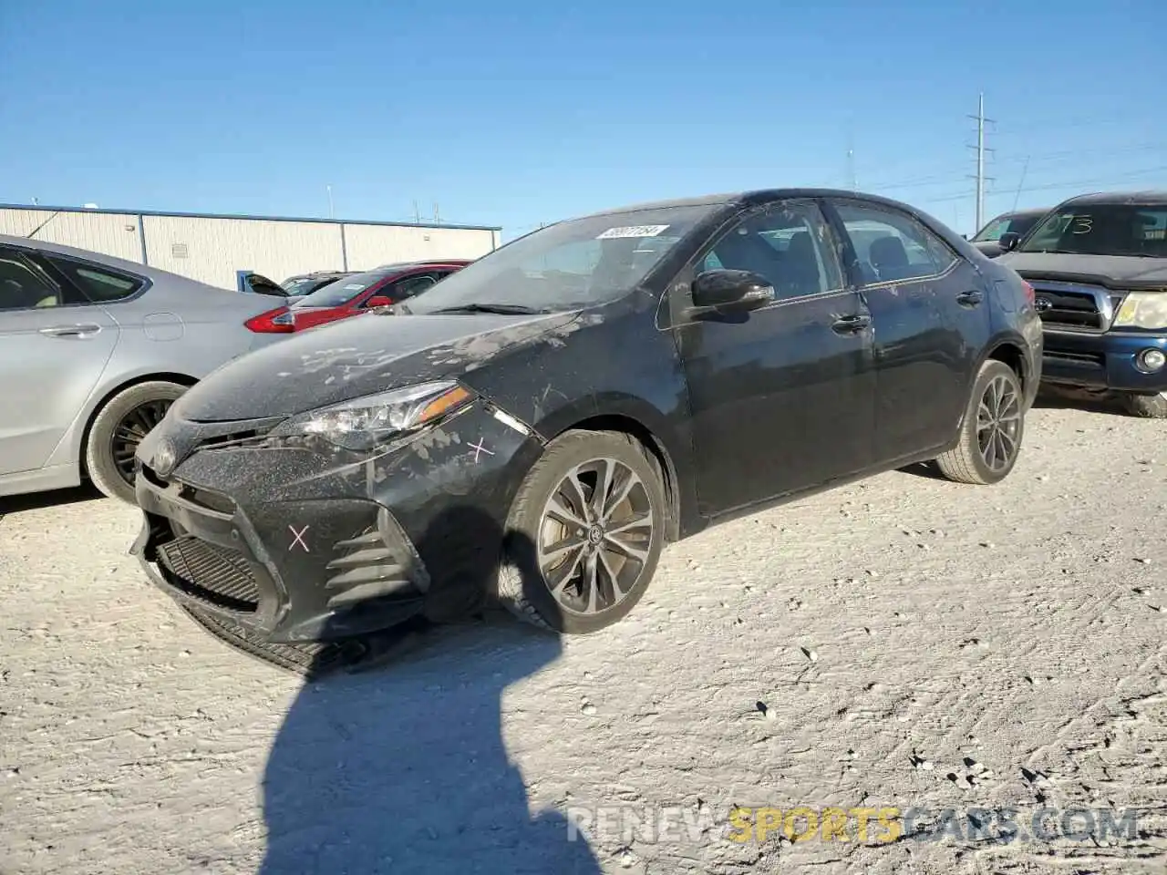 1 Photograph of a damaged car 2T1BURHE3KC137668 TOYOTA COROLLA 2019