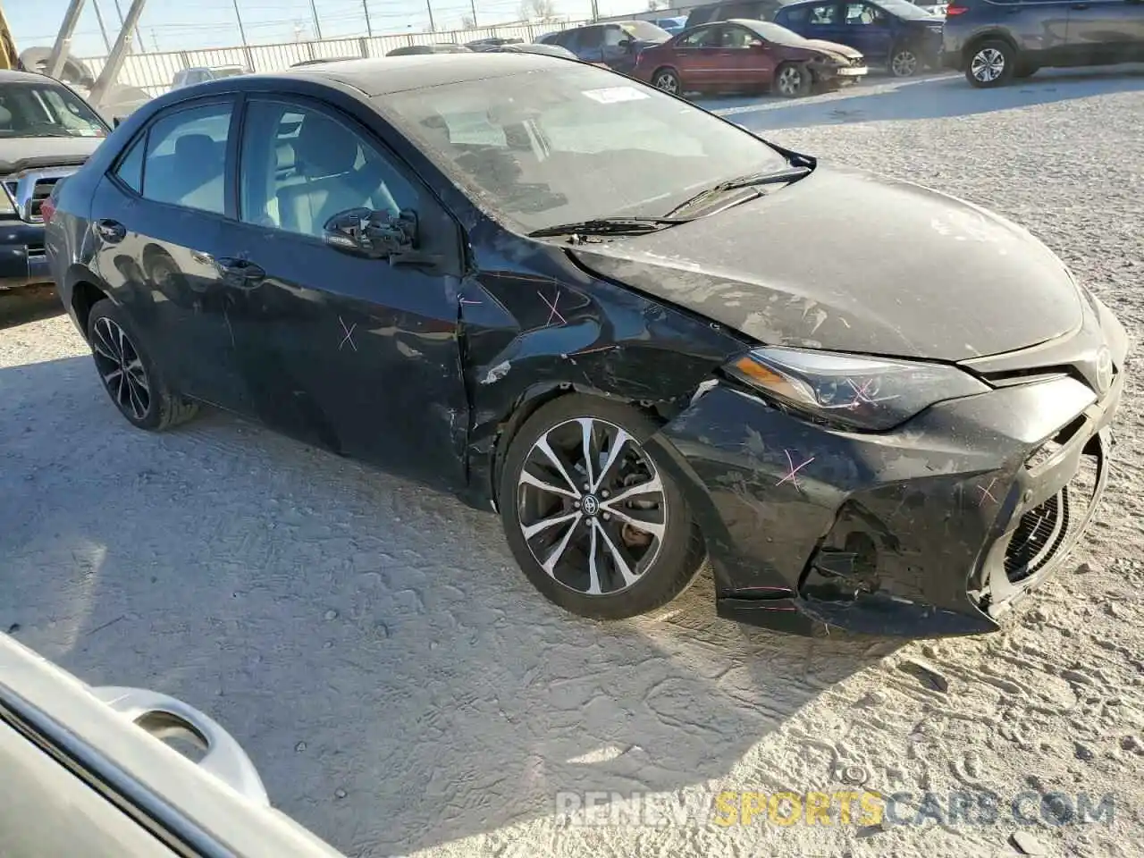 4 Photograph of a damaged car 2T1BURHE3KC137668 TOYOTA COROLLA 2019