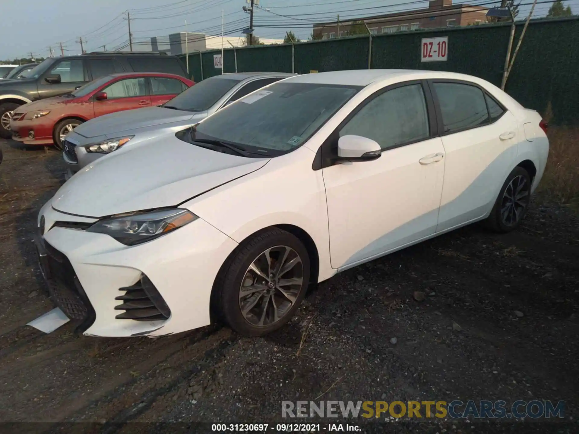 2 Photograph of a damaged car 2T1BURHE3KC138237 TOYOTA COROLLA 2019