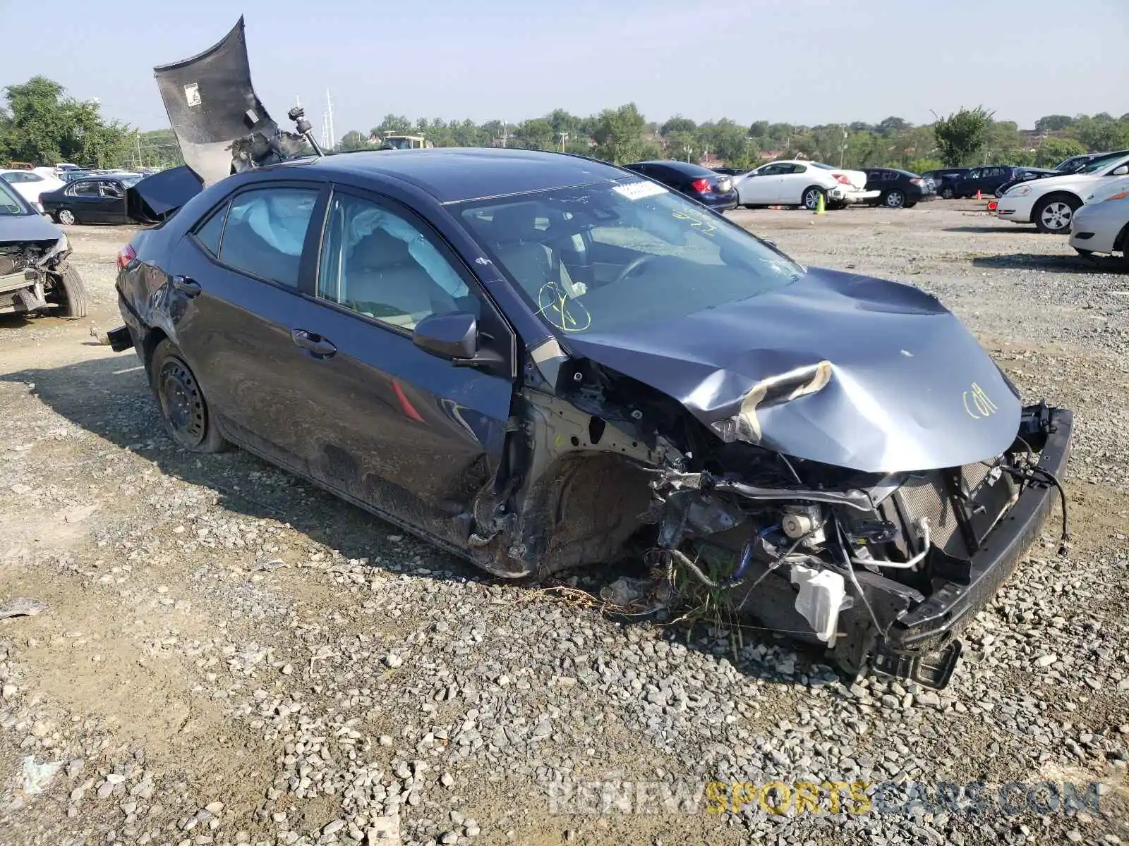 1 Photograph of a damaged car 2T1BURHE3KC138755 TOYOTA COROLLA 2019