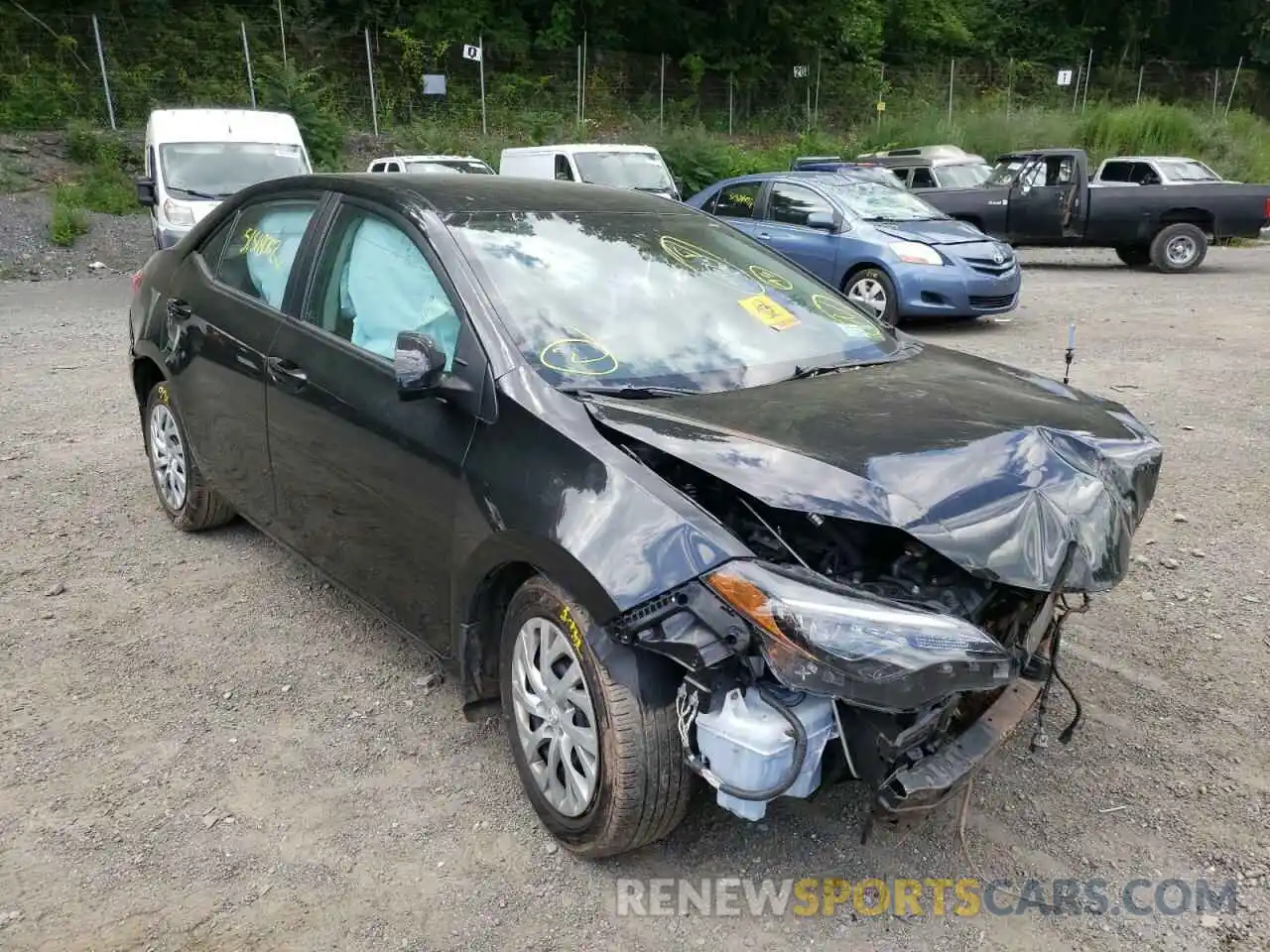 1 Photograph of a damaged car 2T1BURHE3KC138979 TOYOTA COROLLA 2019