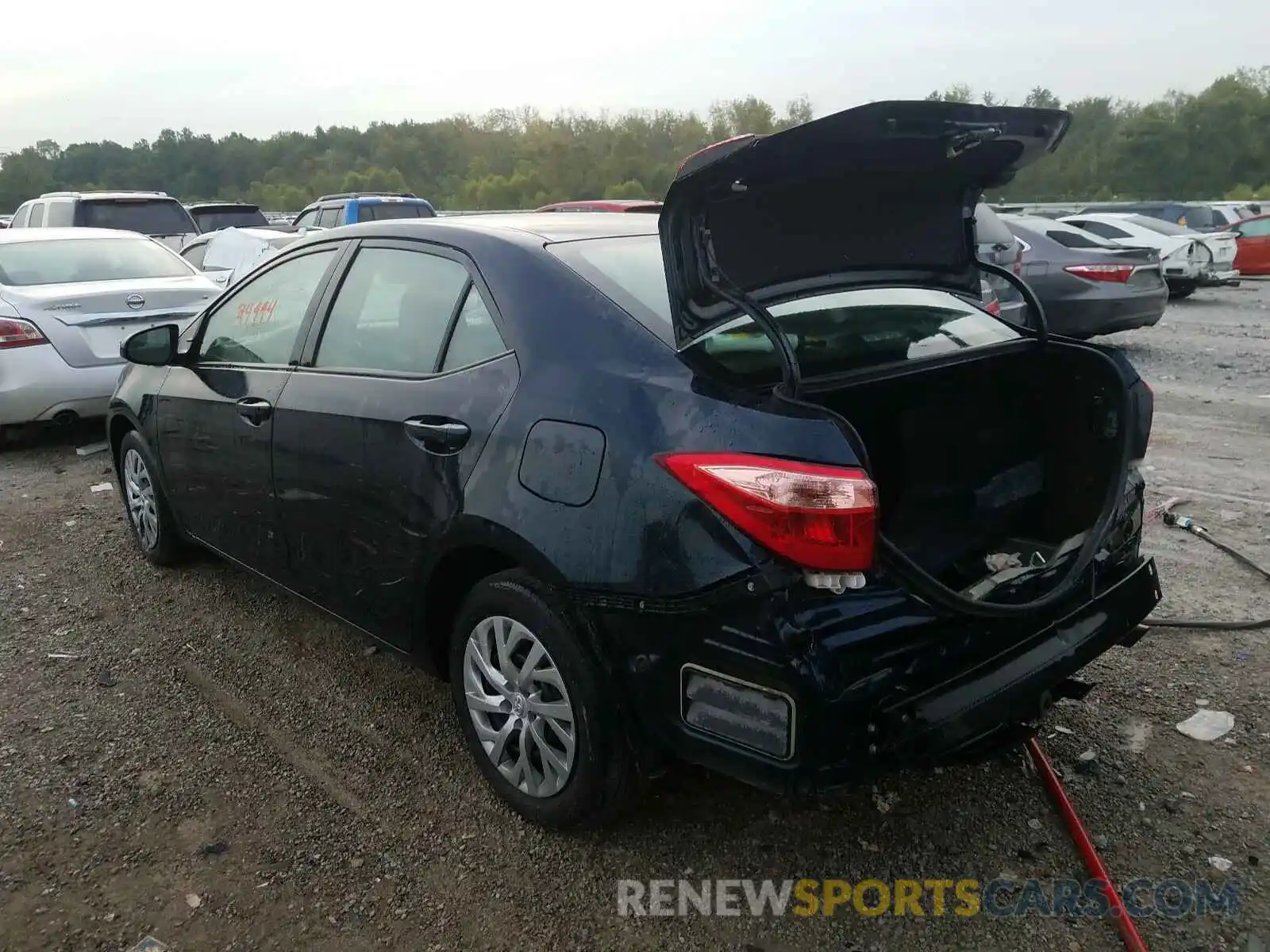 3 Photograph of a damaged car 2T1BURHE3KC139162 TOYOTA COROLLA 2019