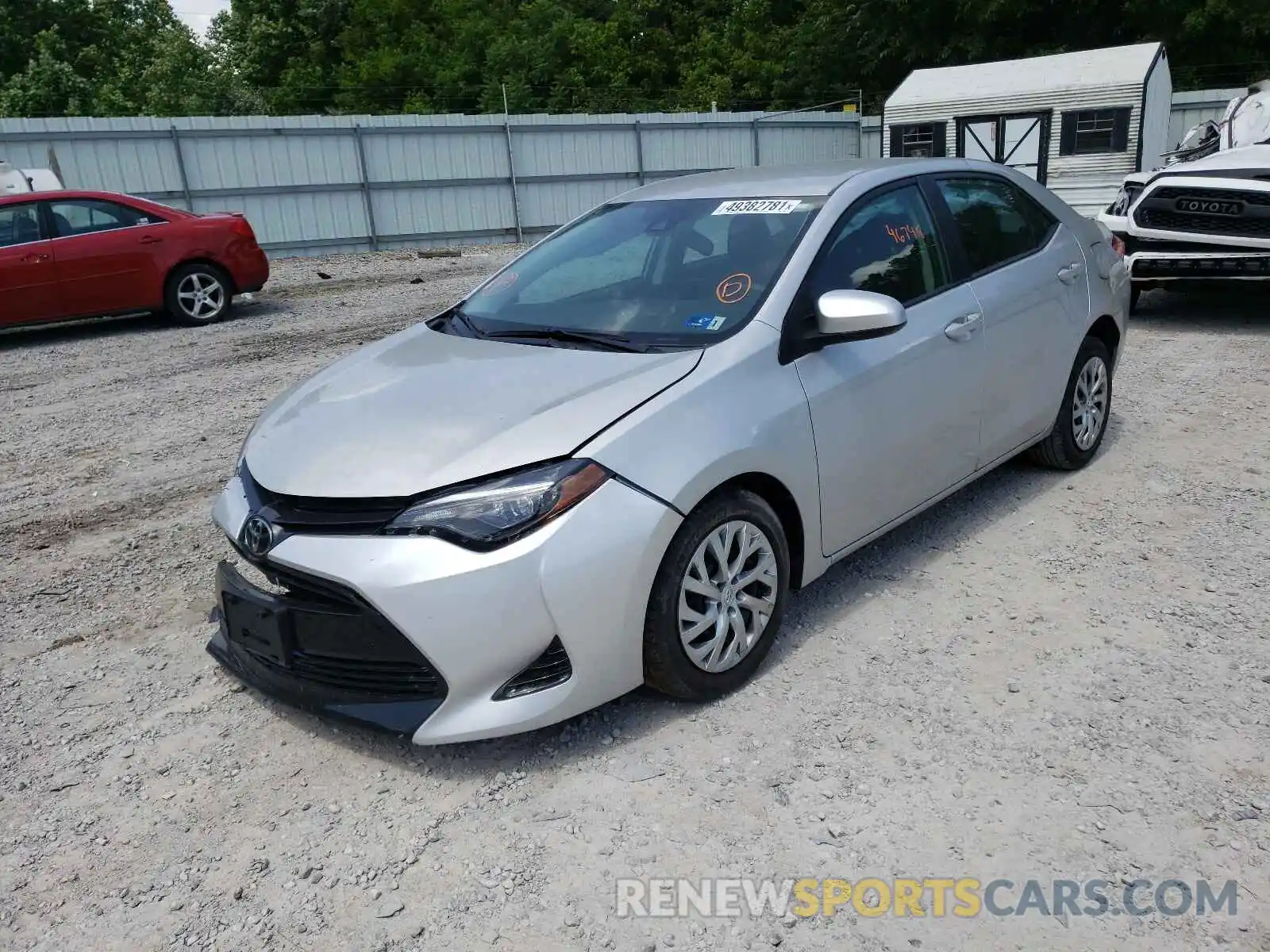 2 Photograph of a damaged car 2T1BURHE3KC139484 TOYOTA COROLLA 2019