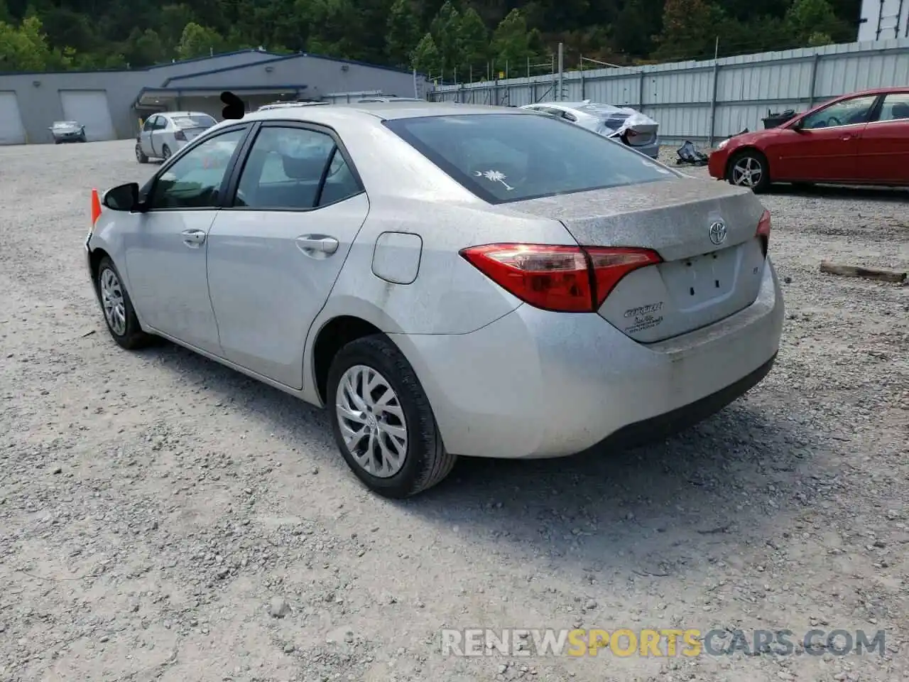 3 Photograph of a damaged car 2T1BURHE3KC139484 TOYOTA COROLLA 2019