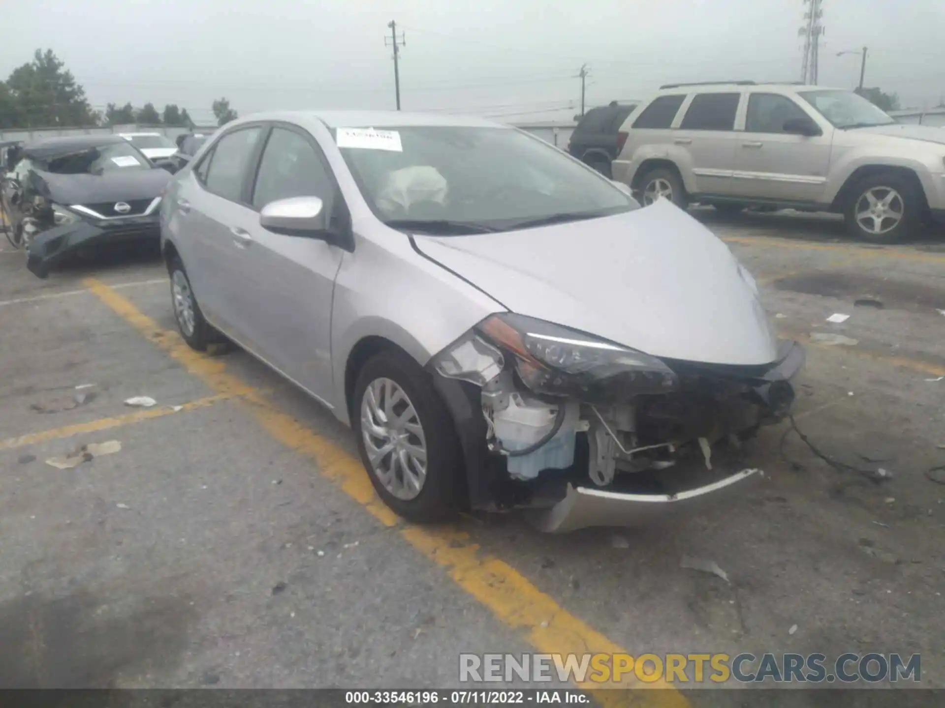 1 Photograph of a damaged car 2T1BURHE3KC140277 TOYOTA COROLLA 2019