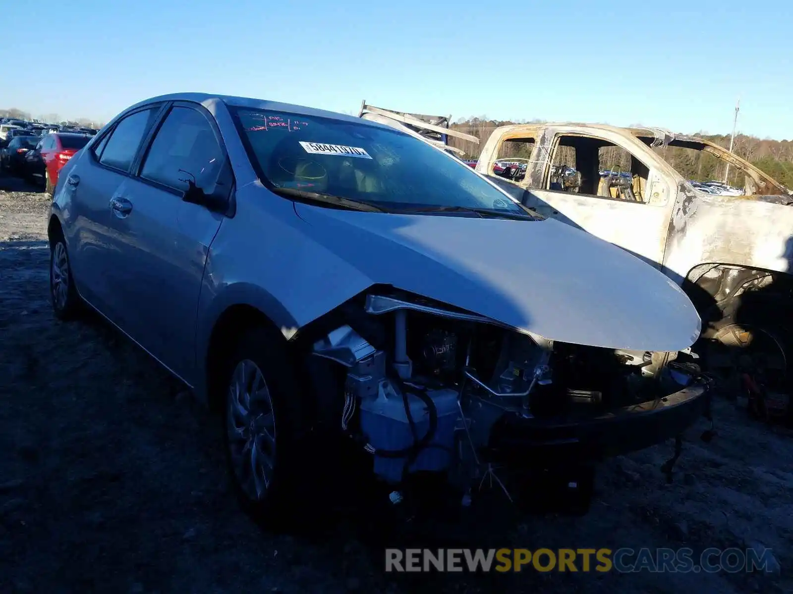 1 Photograph of a damaged car 2T1BURHE3KC140294 TOYOTA COROLLA 2019