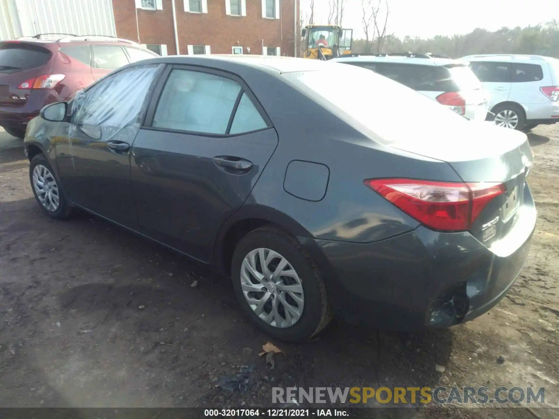 3 Photograph of a damaged car 2T1BURHE3KC140652 TOYOTA COROLLA 2019