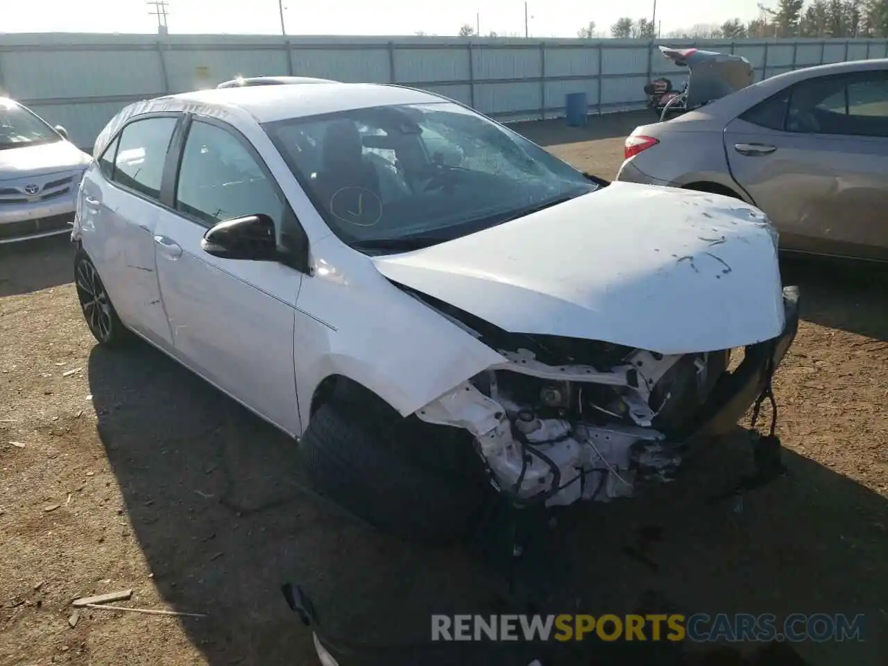 1 Photograph of a damaged car 2T1BURHE3KC140893 TOYOTA COROLLA 2019