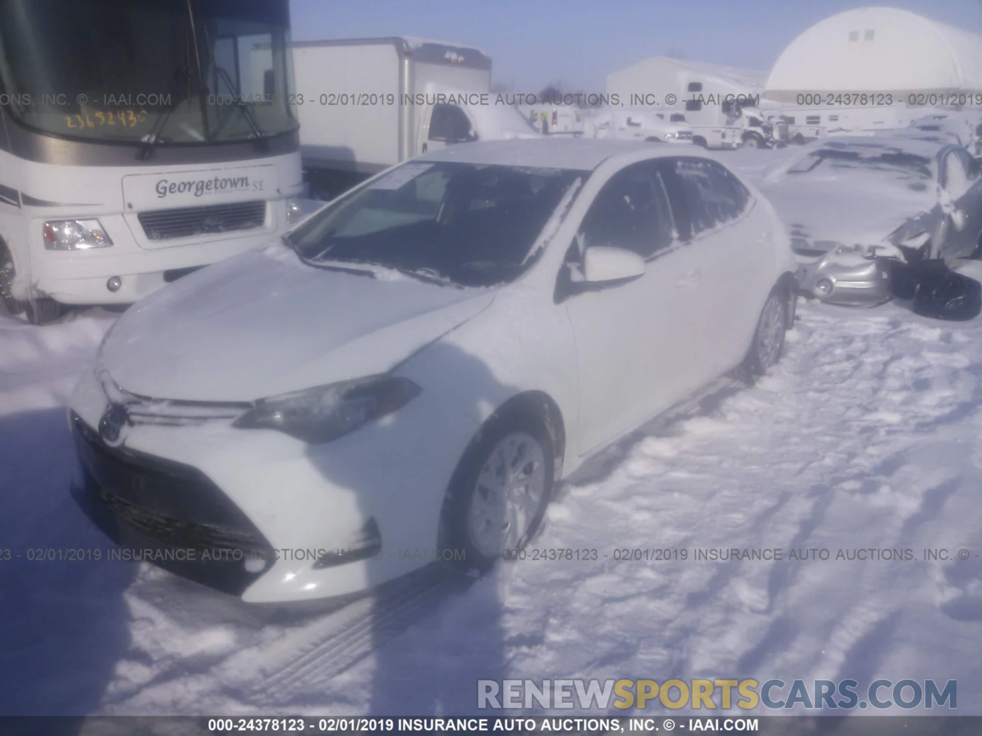 2 Фотография поврежденного автомобиля 2T1BURHE3KC141512 TOYOTA COROLLA 2019