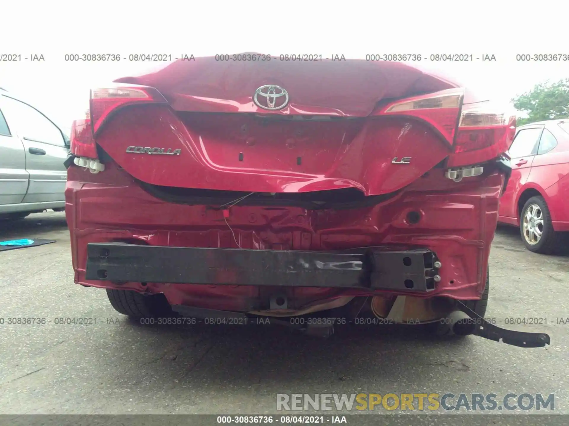 6 Photograph of a damaged car 2T1BURHE3KC141669 TOYOTA COROLLA 2019