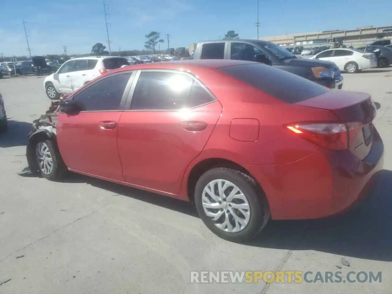 2 Photograph of a damaged car 2T1BURHE3KC141705 TOYOTA COROLLA 2019