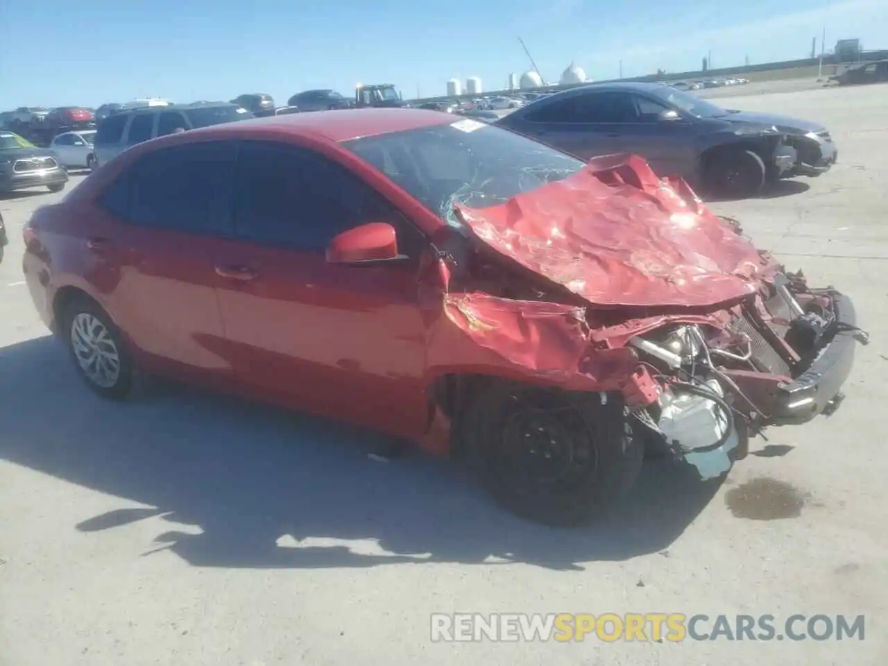 4 Photograph of a damaged car 2T1BURHE3KC141705 TOYOTA COROLLA 2019